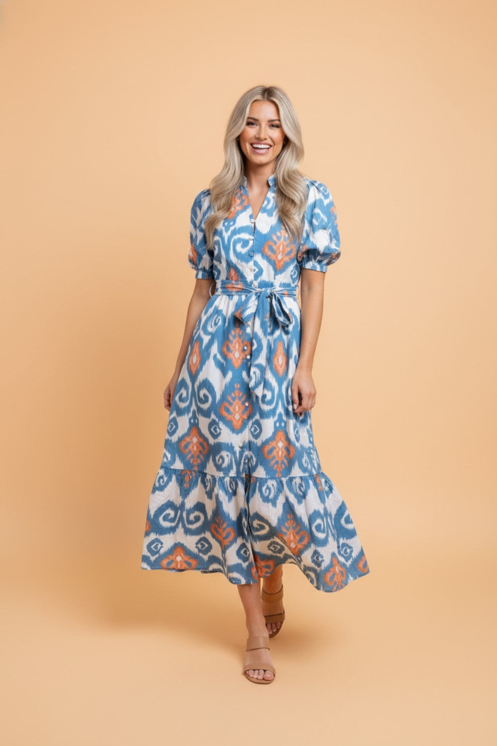 Desert Sky Boho Midi Dress
