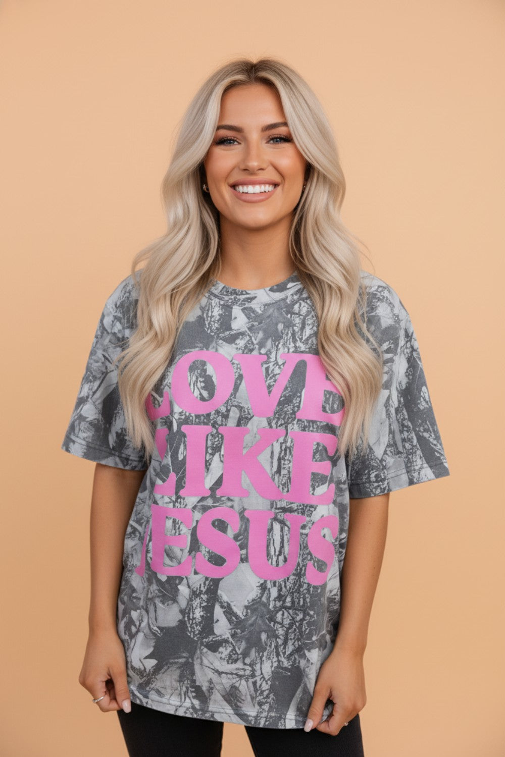 Love Like Jesus Mineral Wash Tee