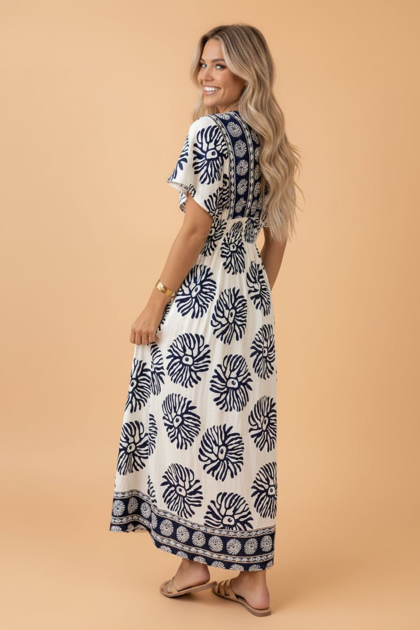 Blue Willow Maxi Dress
