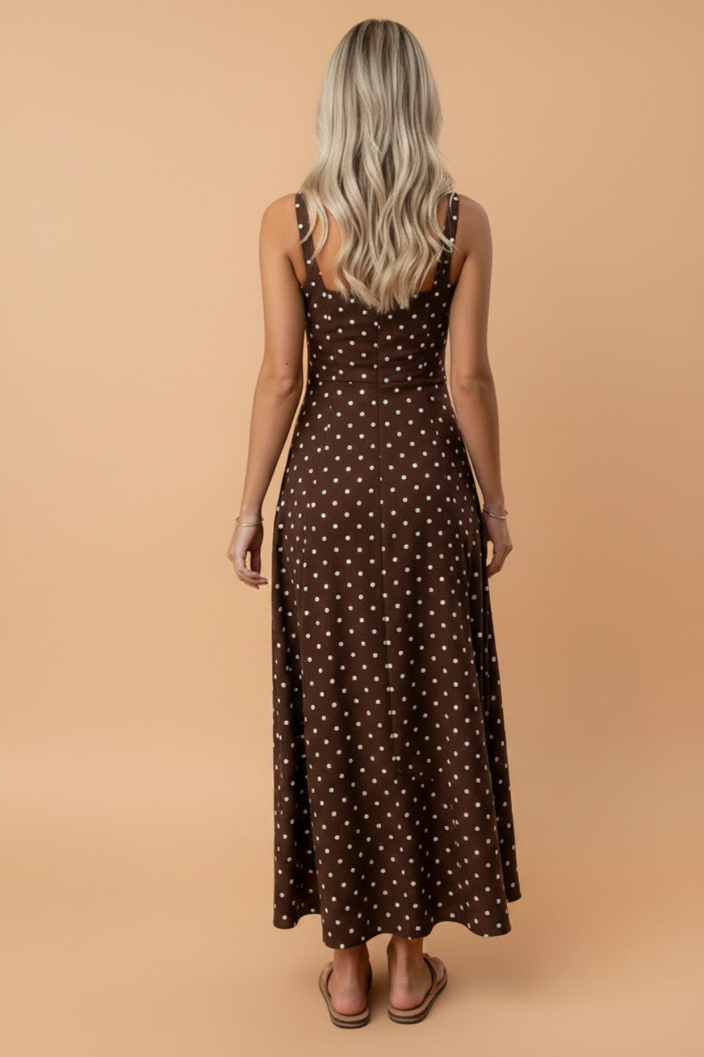 The Savannah Dot Maxi Dress