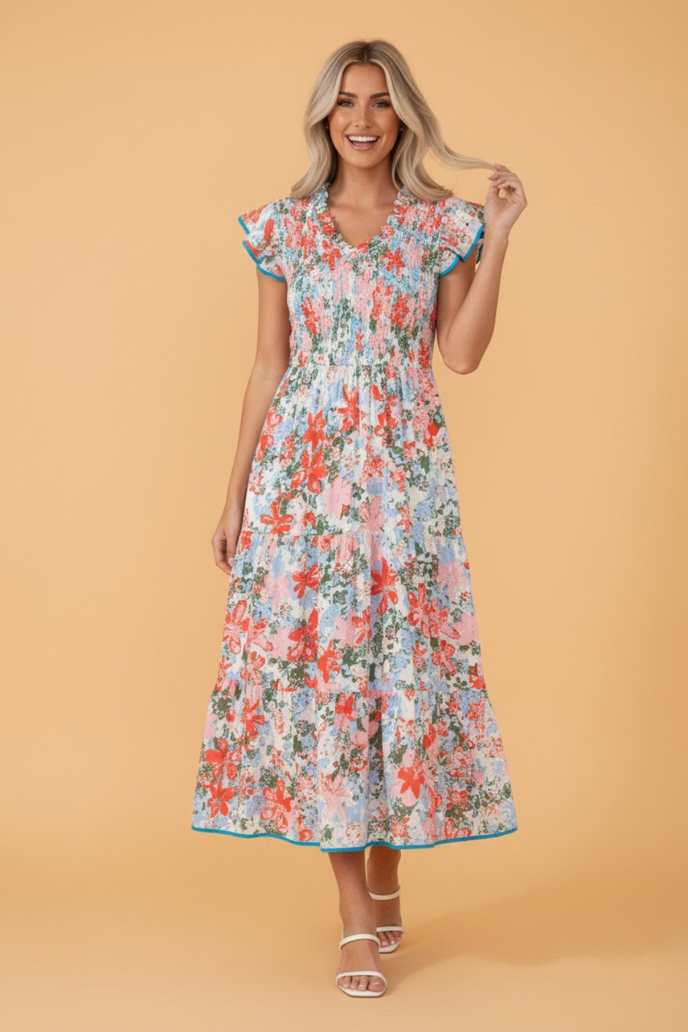 The Bluebonnet Breeze Maxi Dress