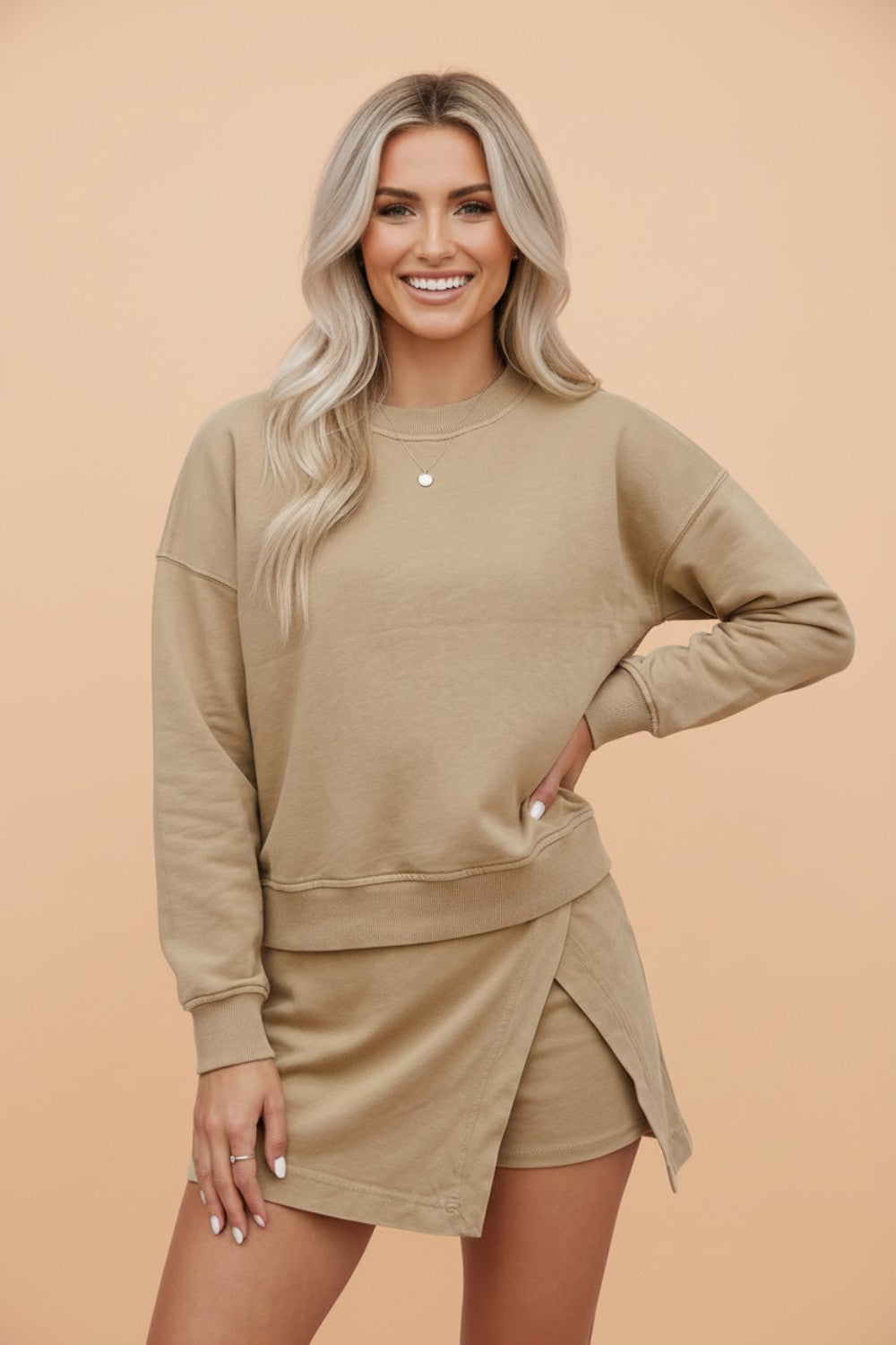 Easy Does It Top & Wrap Skort Set