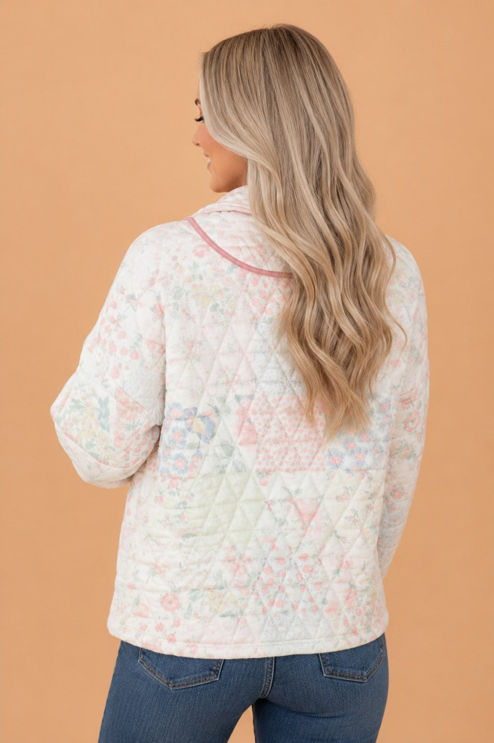 The Prairie Bloom Quilted Pullover