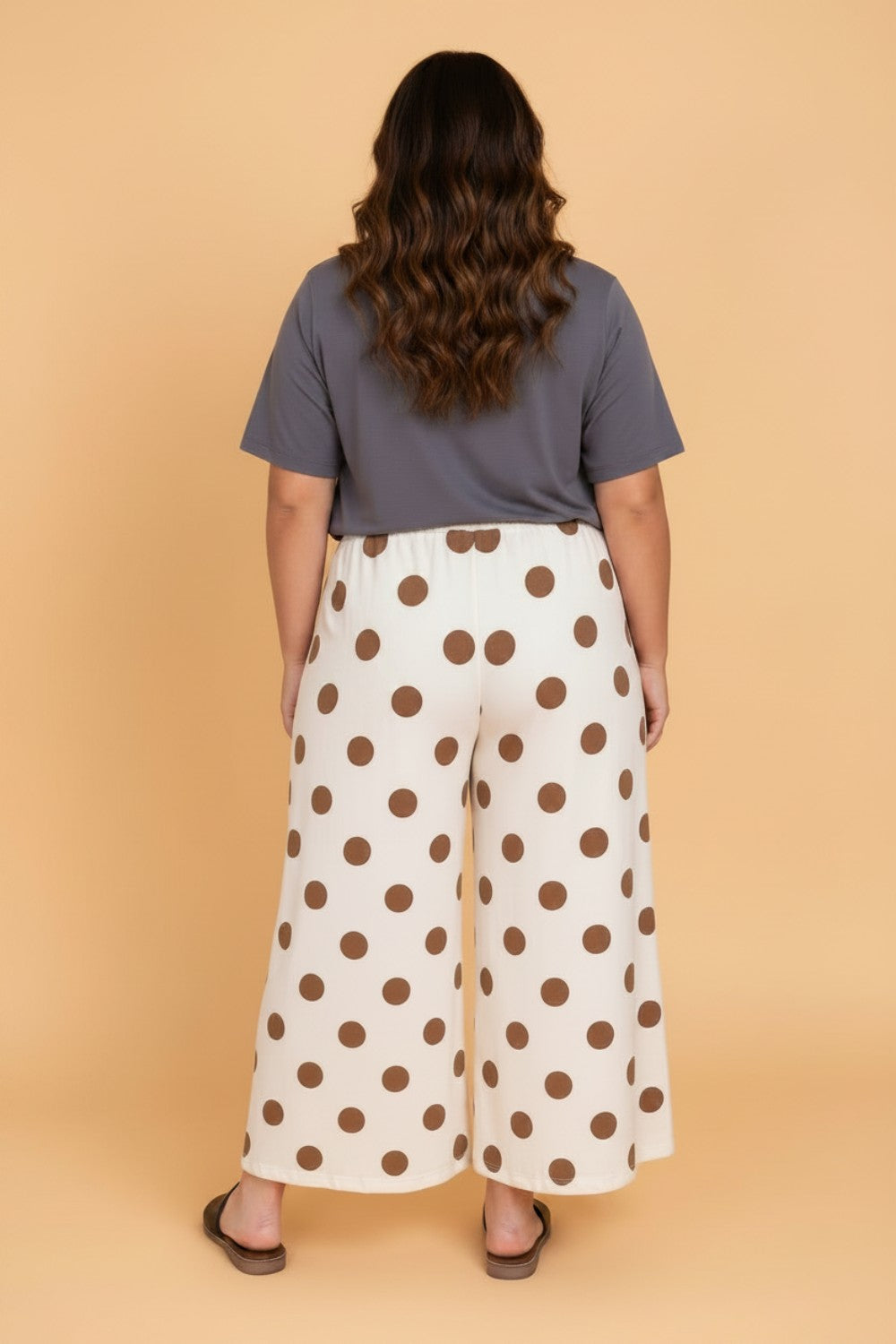 The Dotty Darlin’ Curves Wide Leg Pants