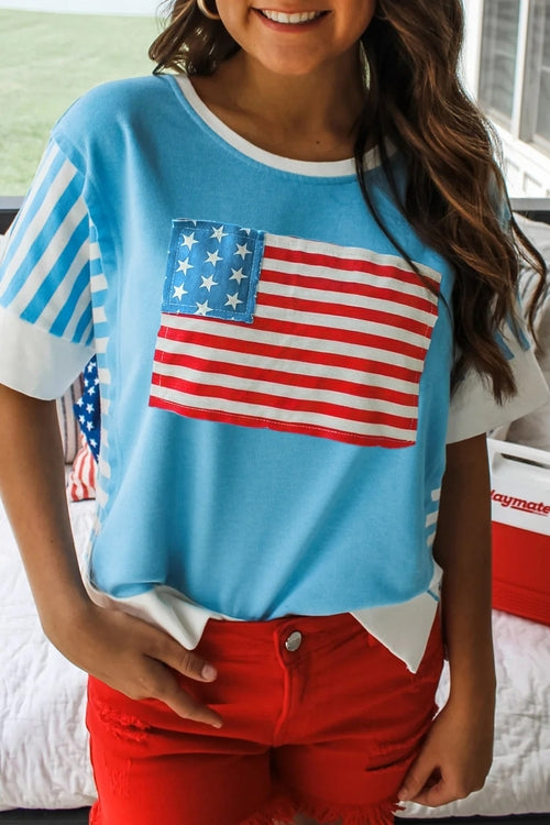 American Honey Patchwork Tee