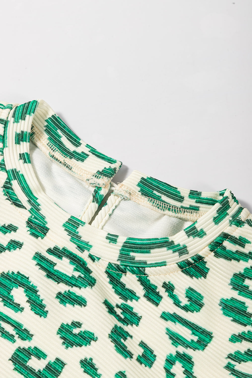 Emerald Wild Puff Sleeve Top