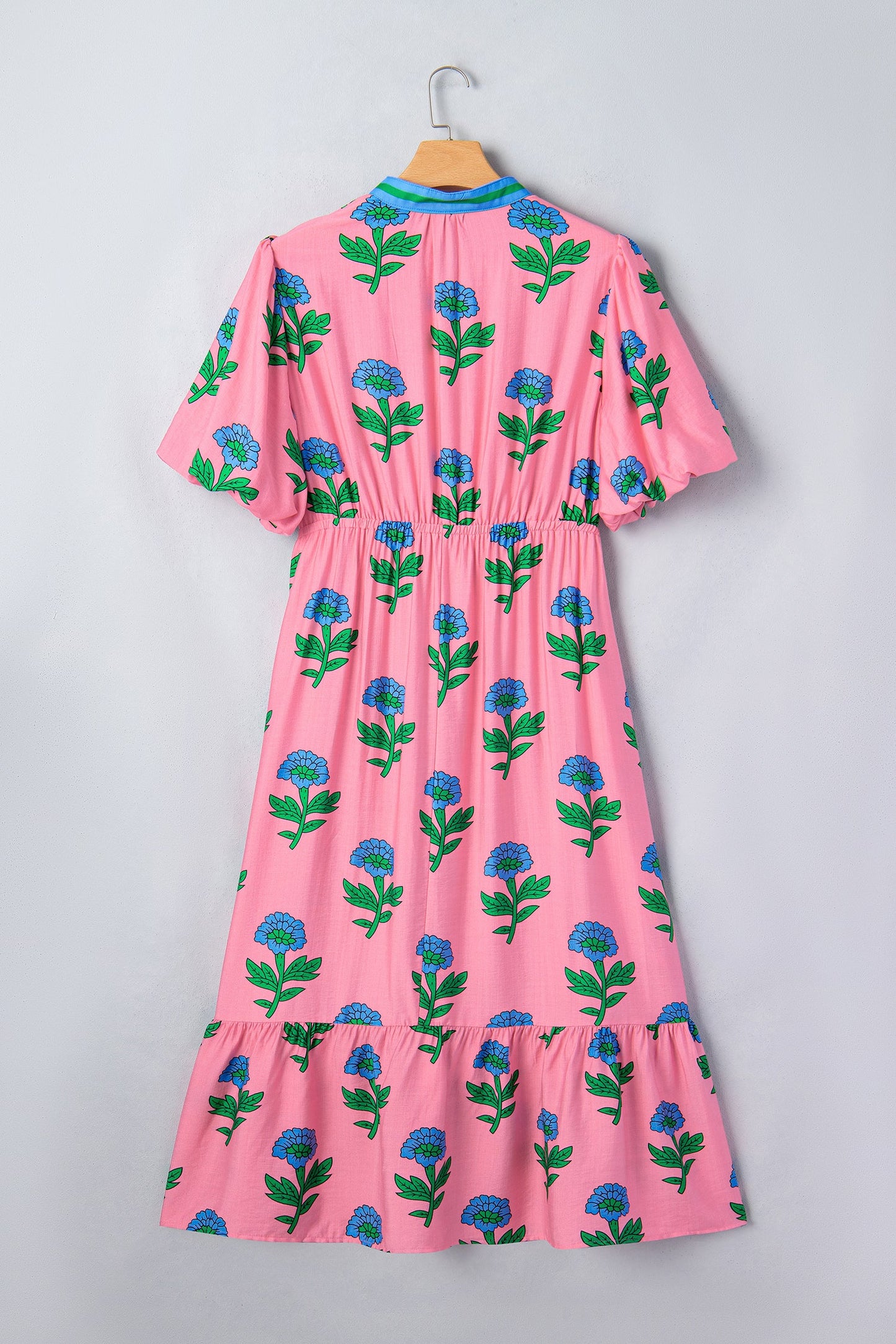 Pink Paradise Floral Maxi Dress