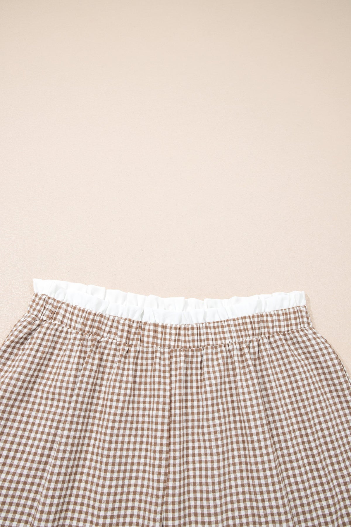 Sweet Gingham Ruffle Shorts