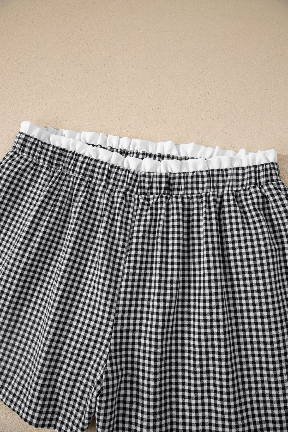 Sweet Gingham Ruffle Shorts