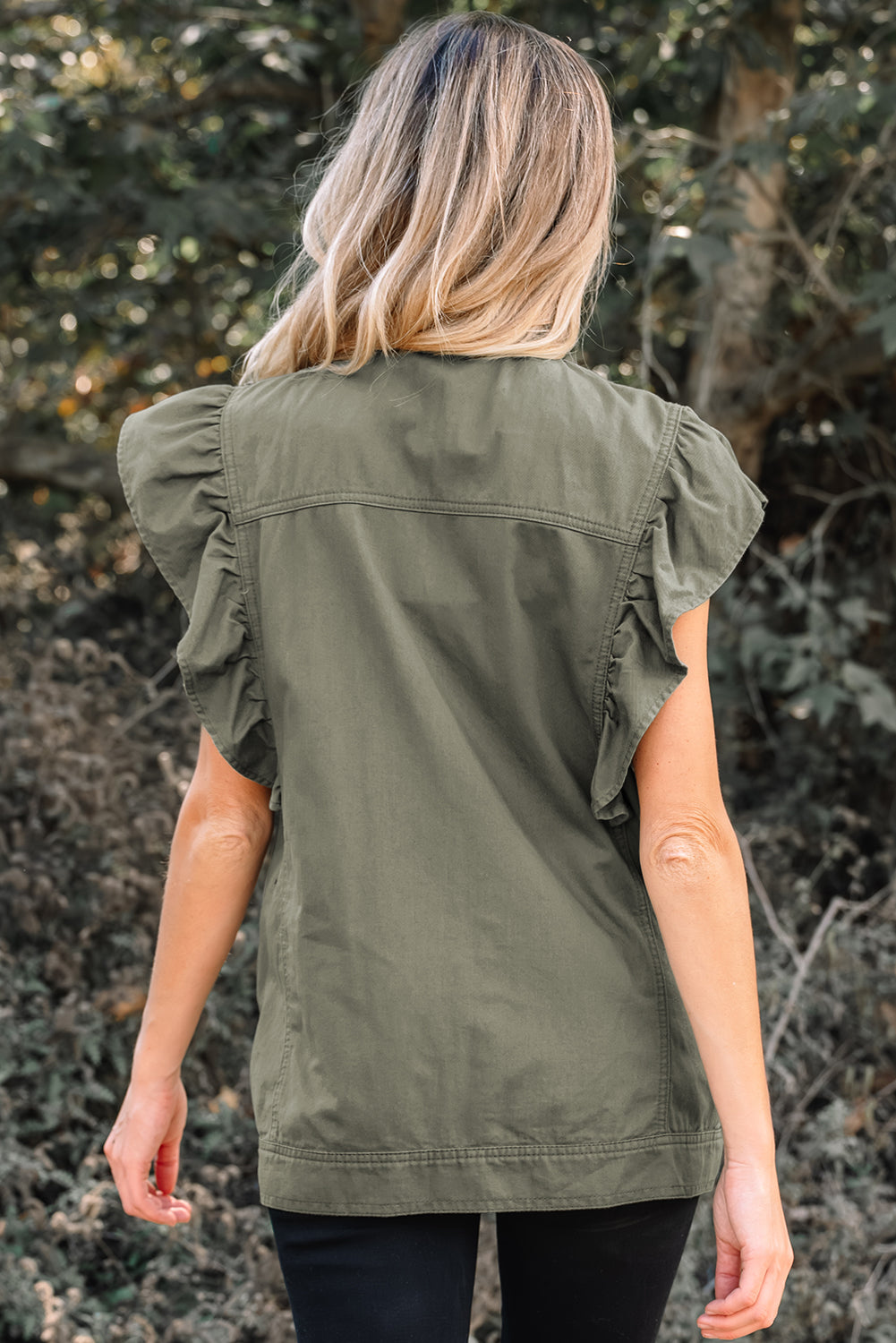 Sagebrush Ruffle Utility Vest