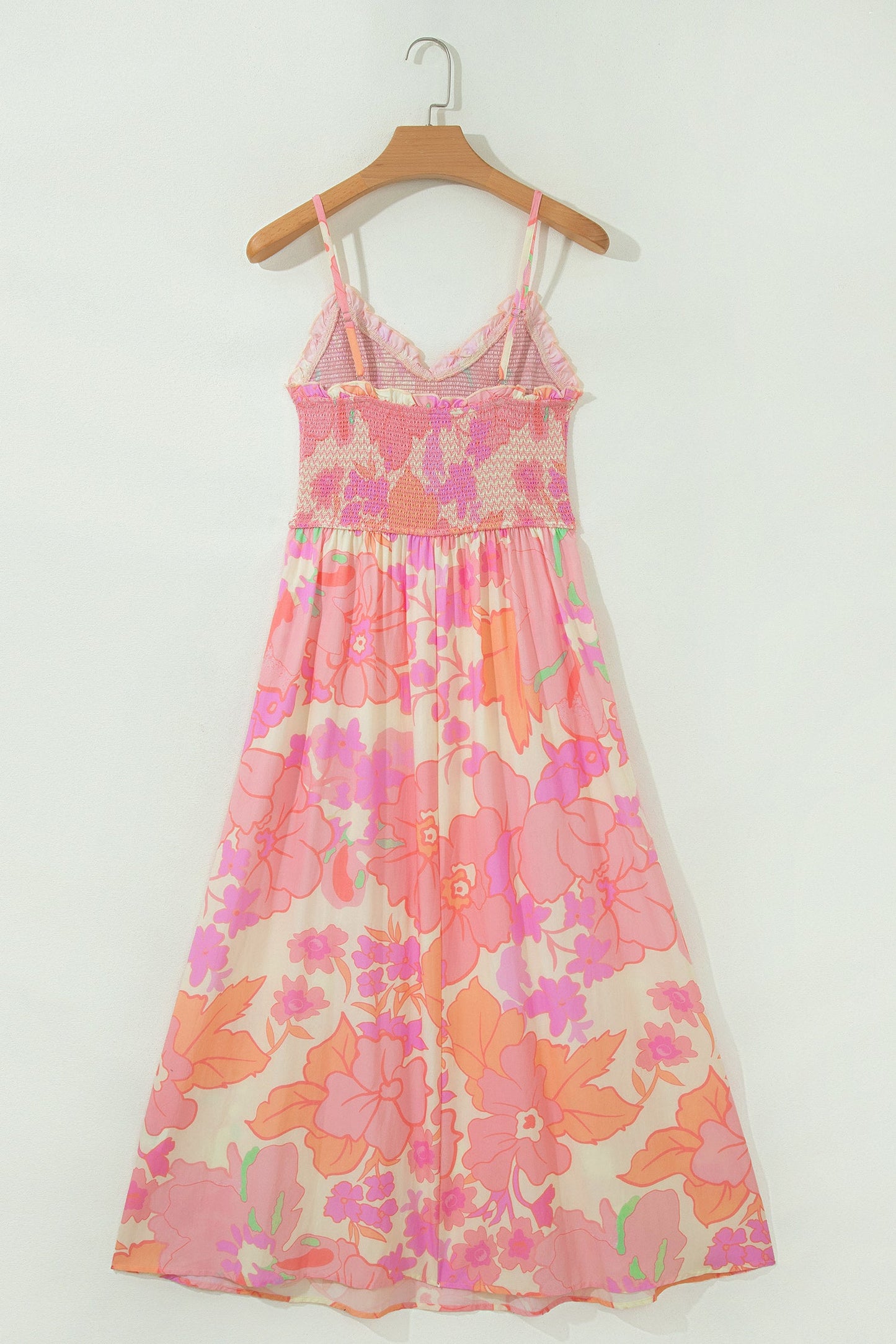 Pink Prairie Bloom Maxi Dress