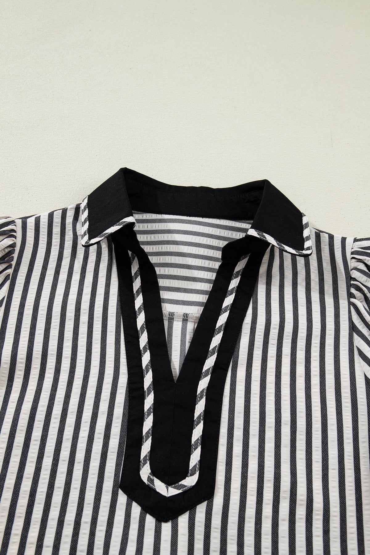 Canyon Stripe Collared Blouse