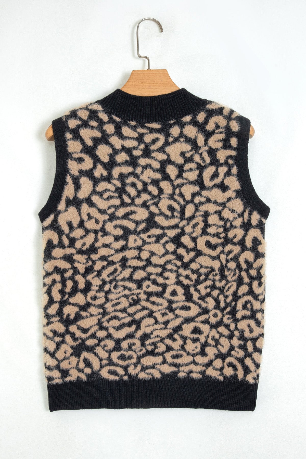 Wild Side Leopard Knit Vest