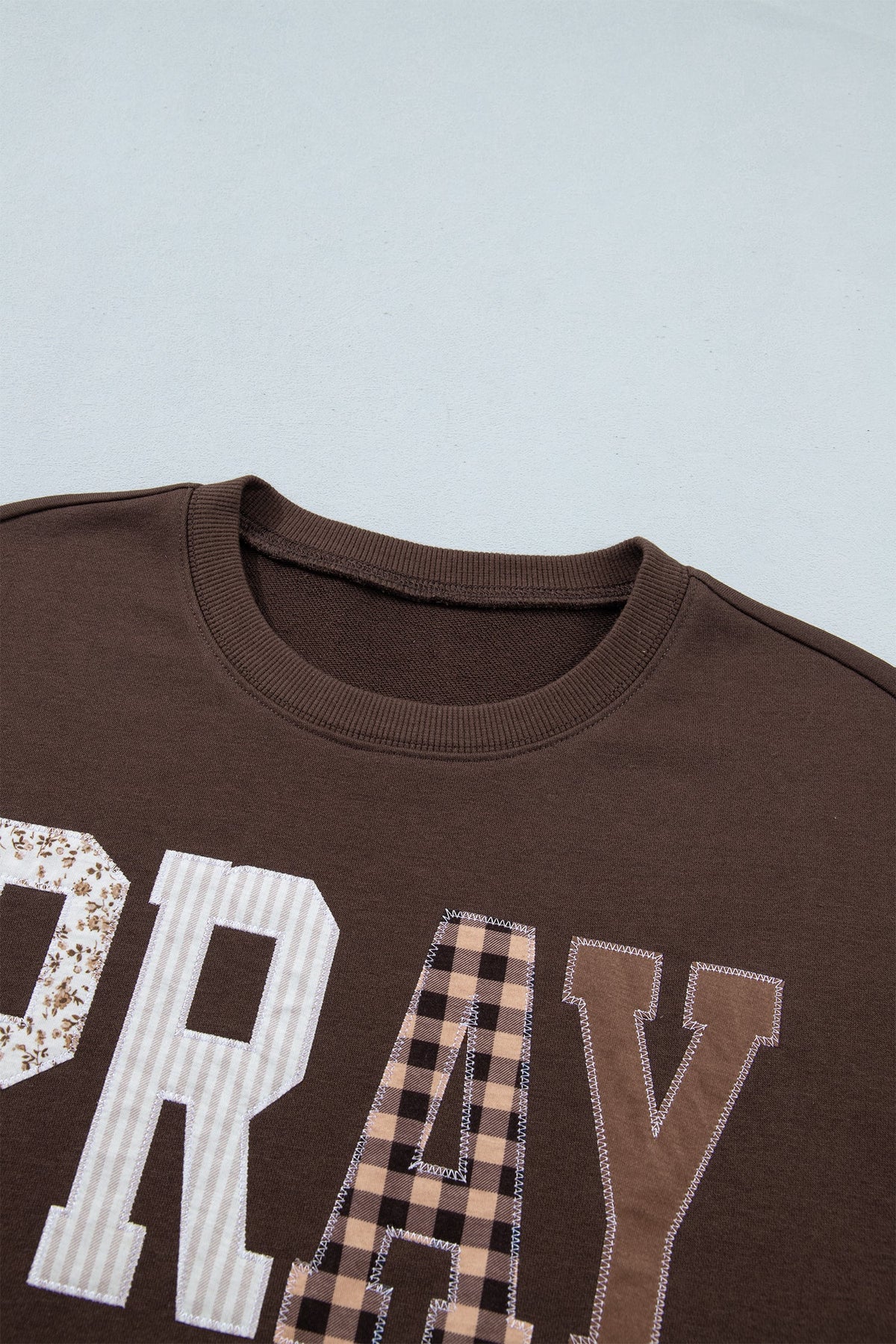 The Pray About It Patchwork Sweatshirt