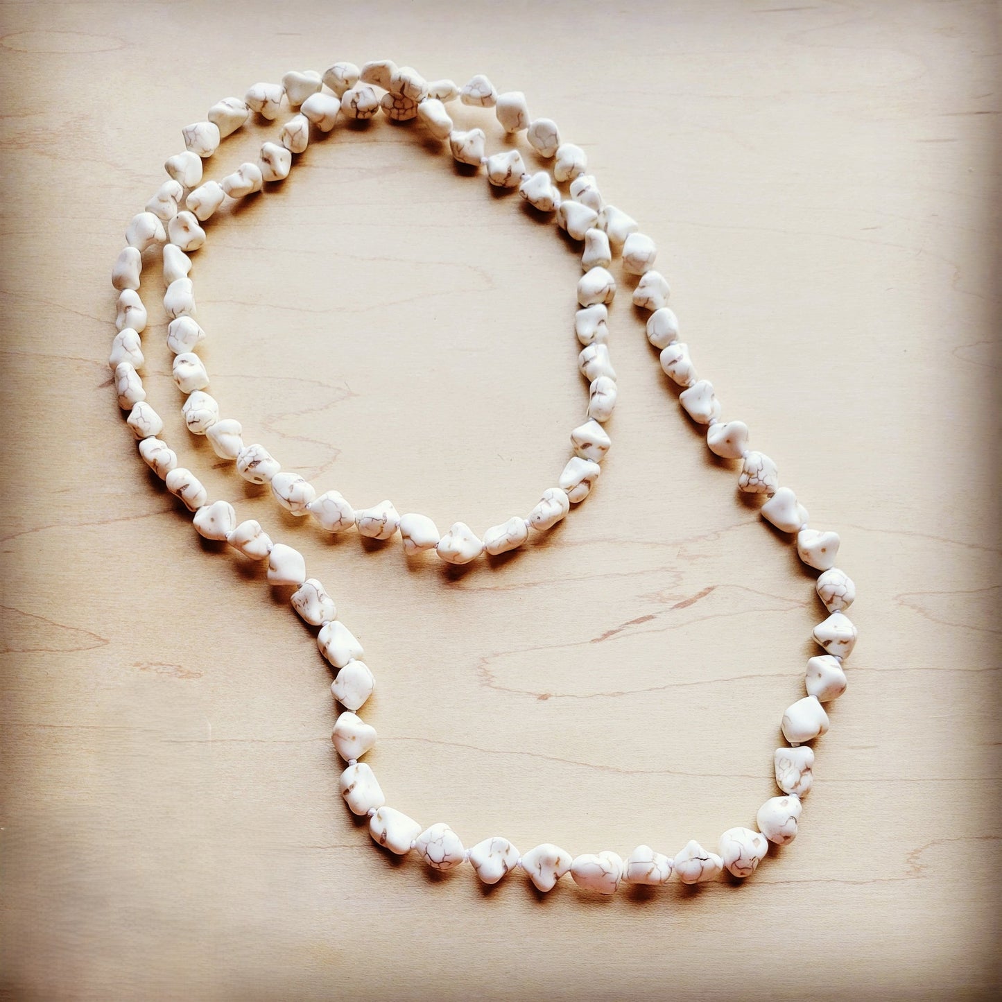 The Ivory Trail Howlite Layering Necklace