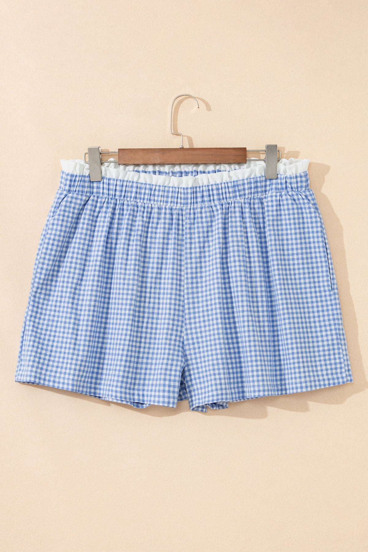 Sweet Gingham Ruffle Shorts