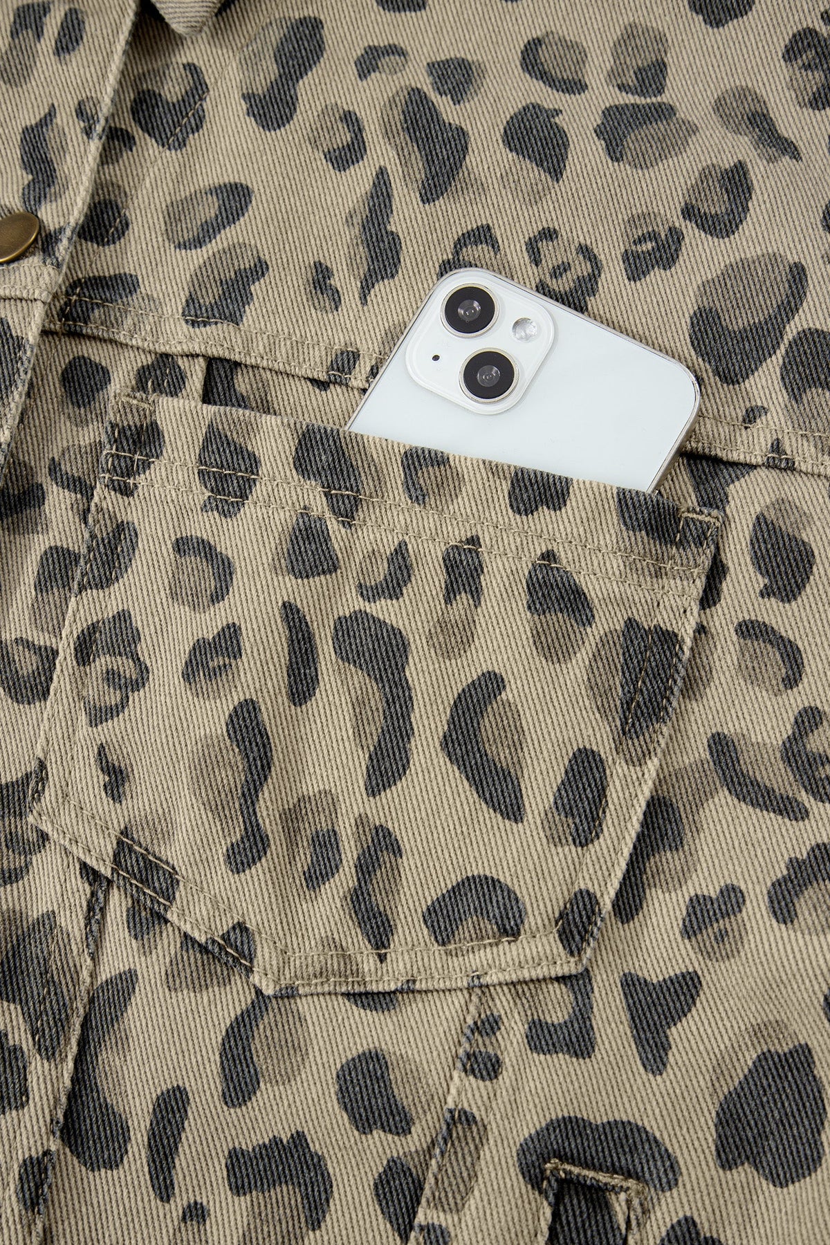 Wild Heart Leopard Denim Jacket