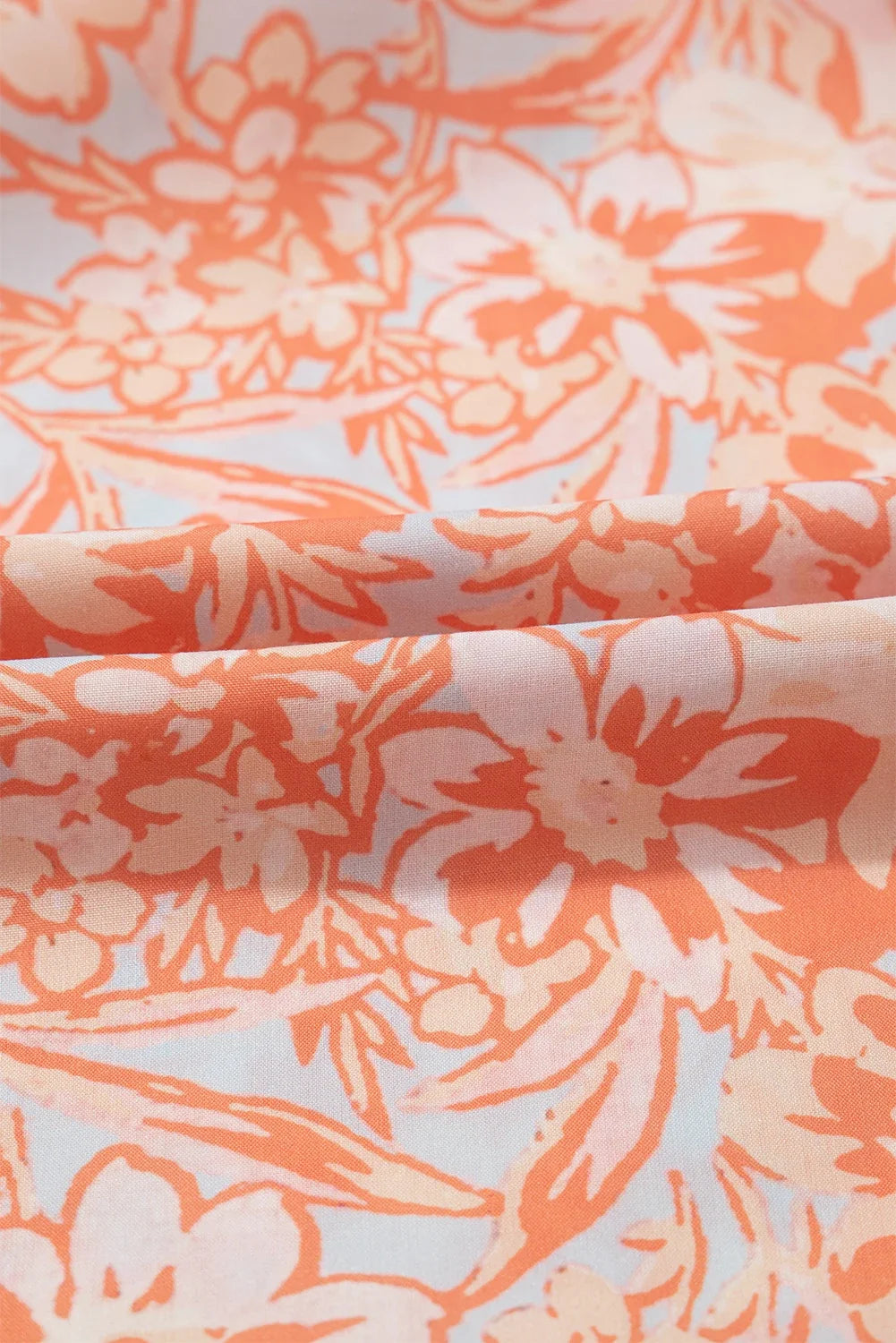 Sunset Bloom Ruffle Blouse