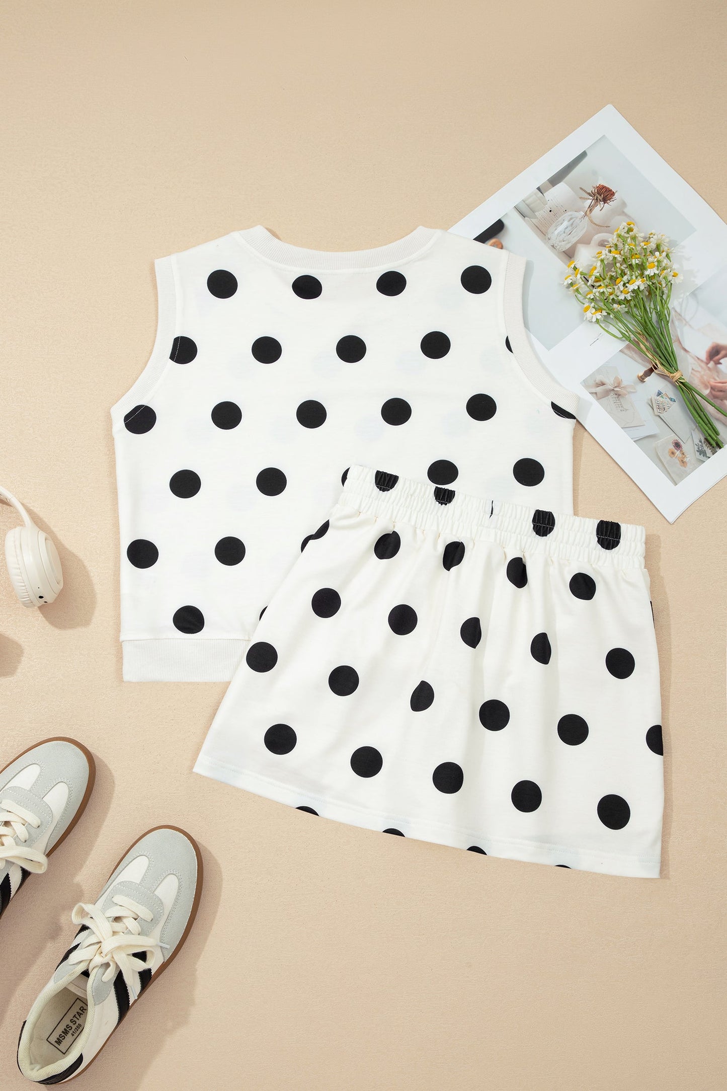 Darlin' Dots Tank & Skort Set