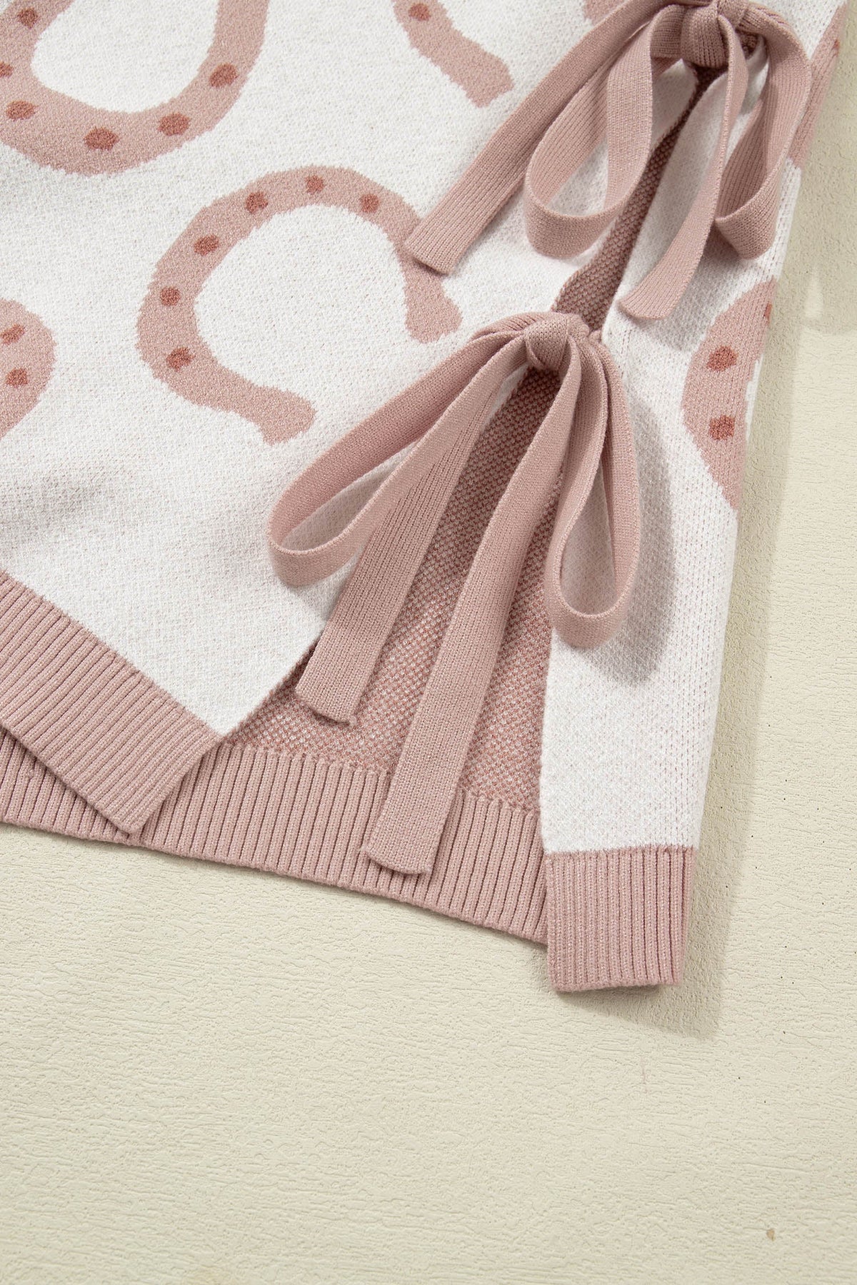 Lucky in Love Horseshoe Knit Top