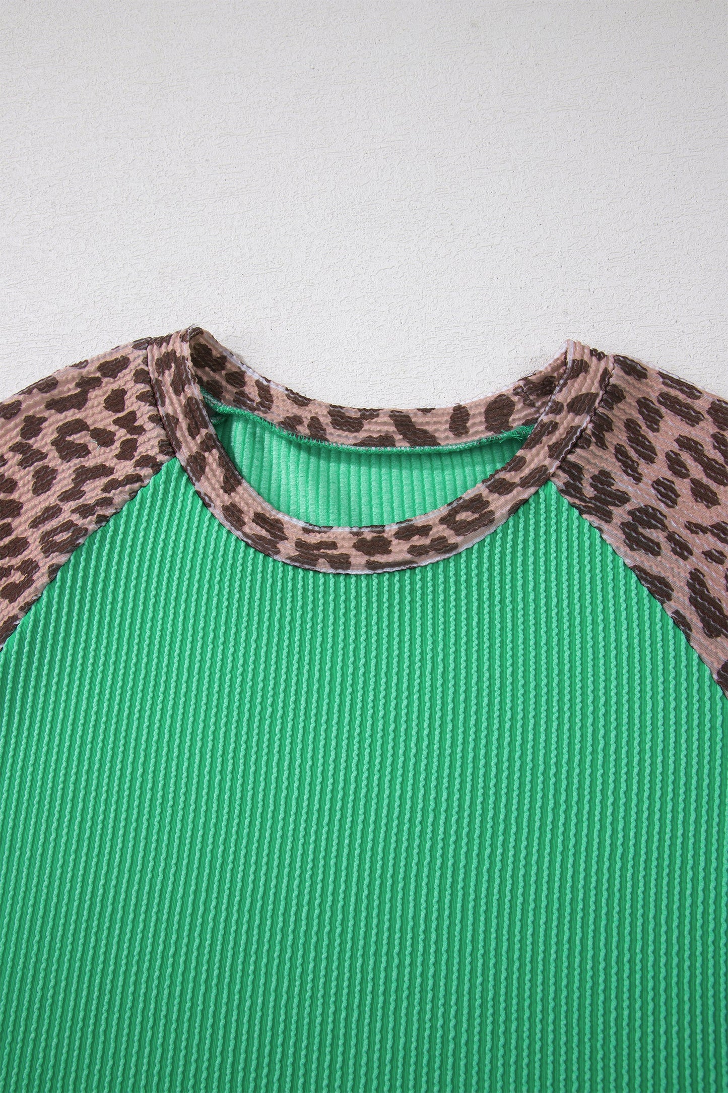 Wild Side Leopard Raglan Tee