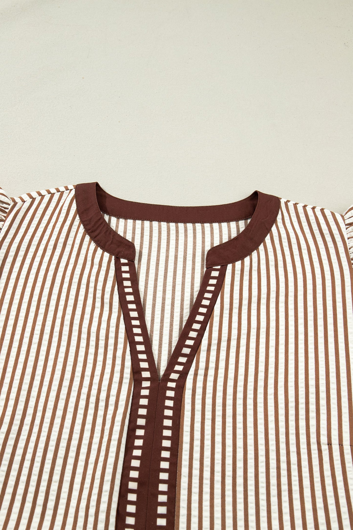 Prairie Grace Striped Maxi Dress