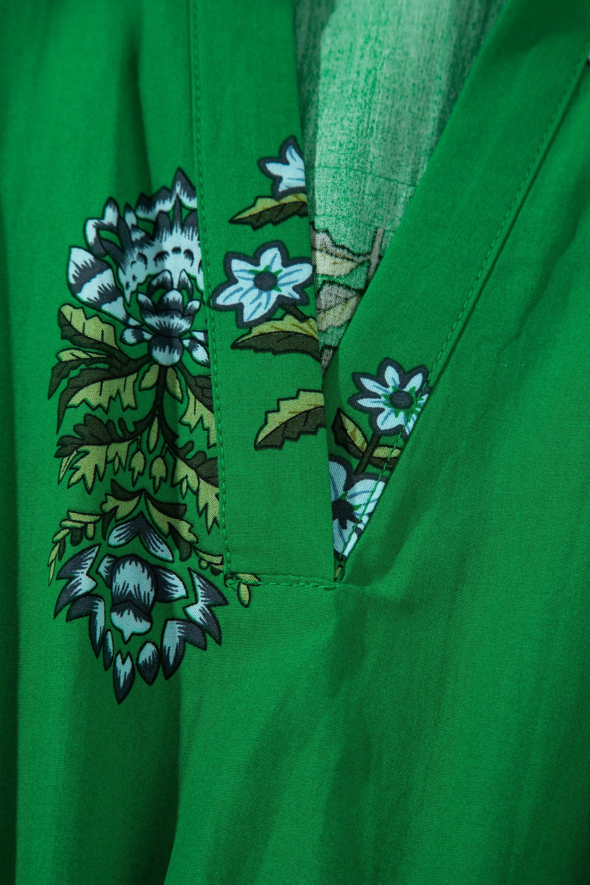 Emerald Wildflower Smocked Maxi Dress