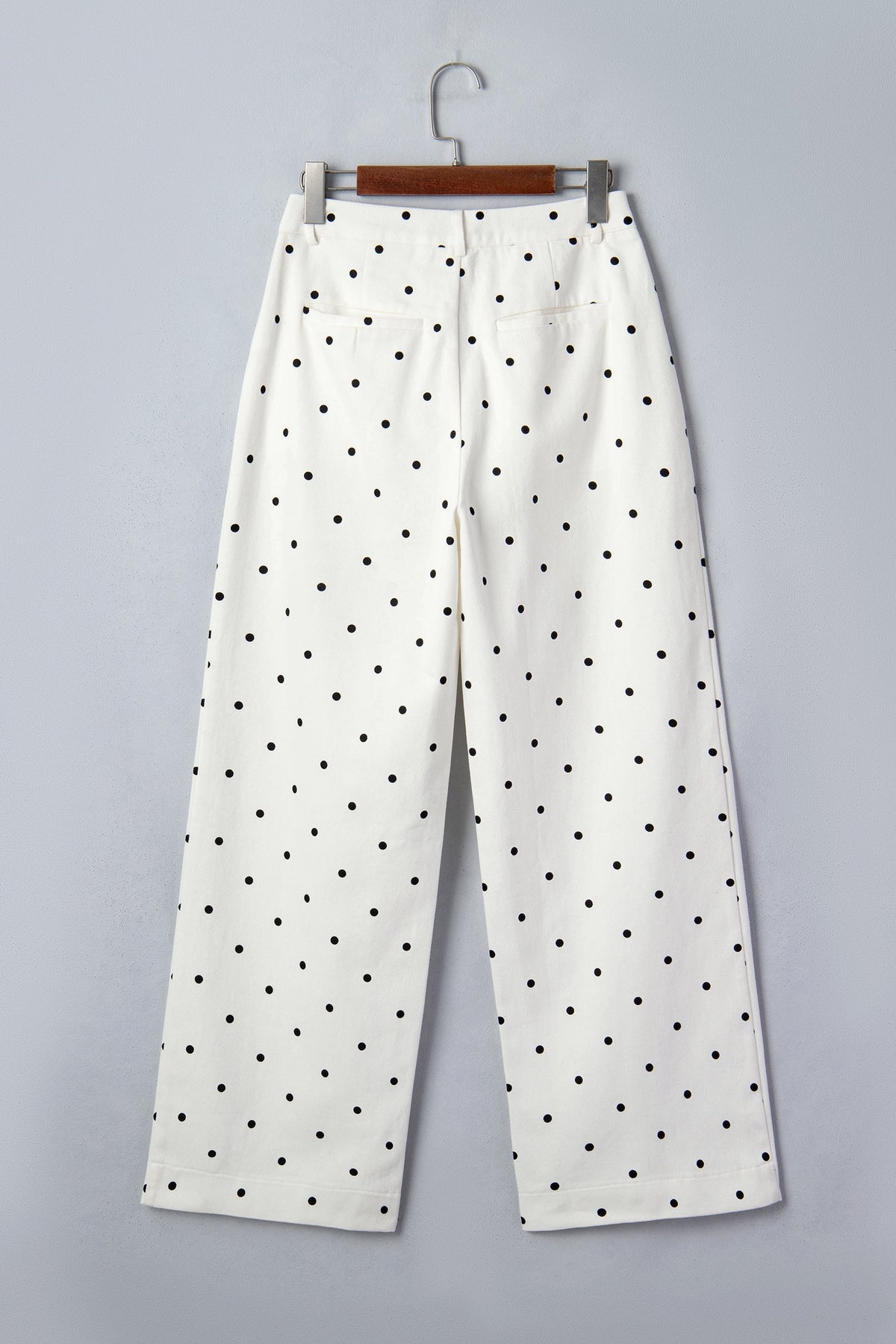 Prairie Dot Scalloped Wide Leg Jeans