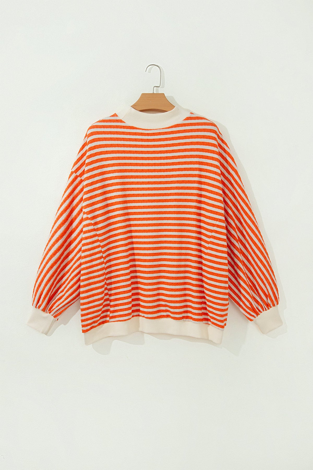 Sunset Stripes Oversized Pullover
