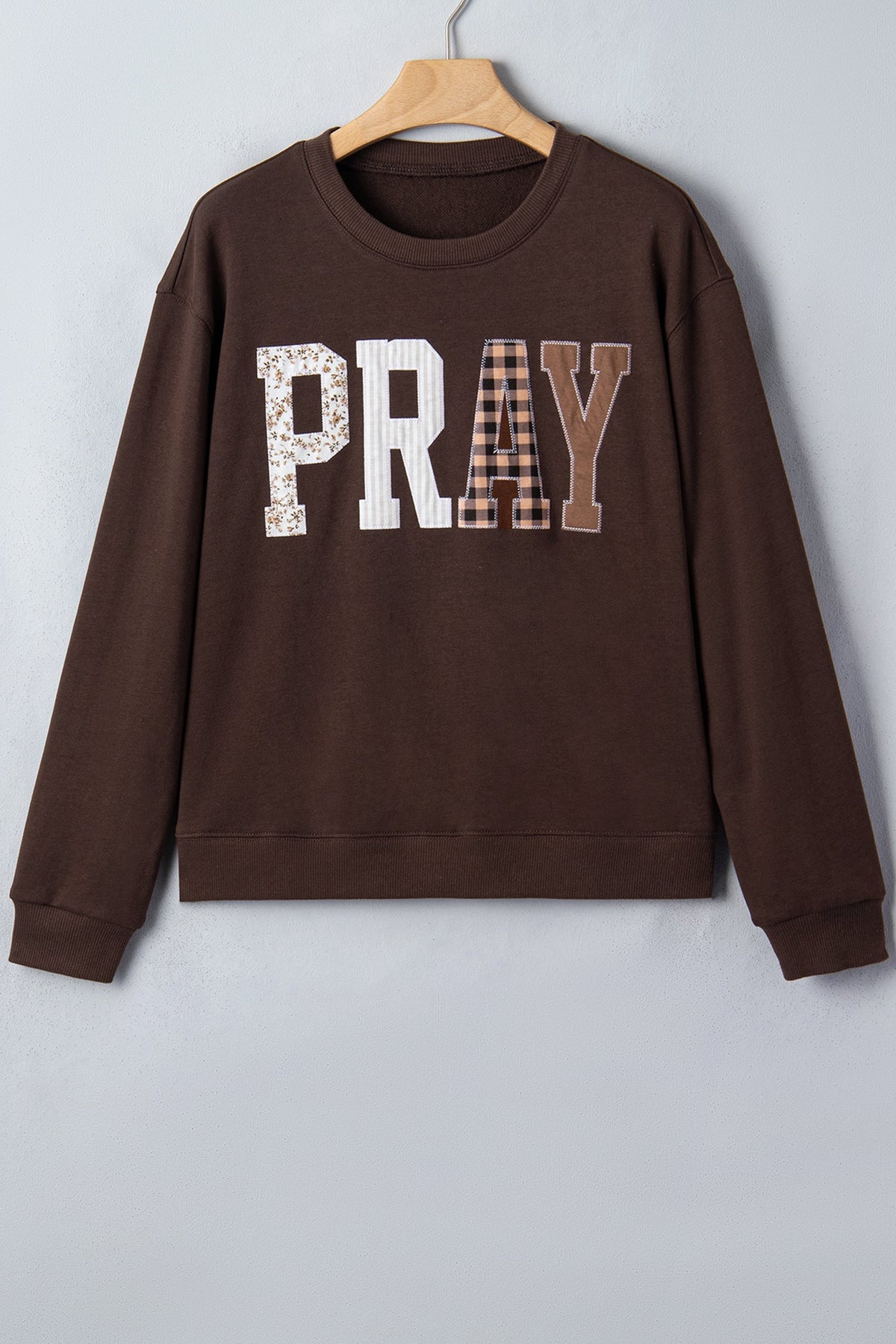 The Pray About It Patchwork Sweatshirt