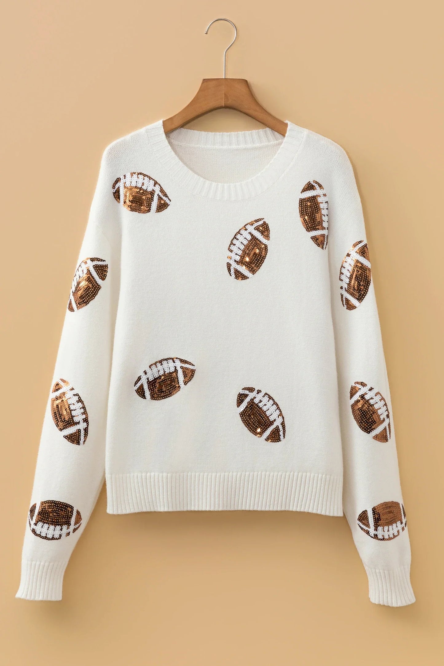 Friday Night Lights Sequin Football Sweater