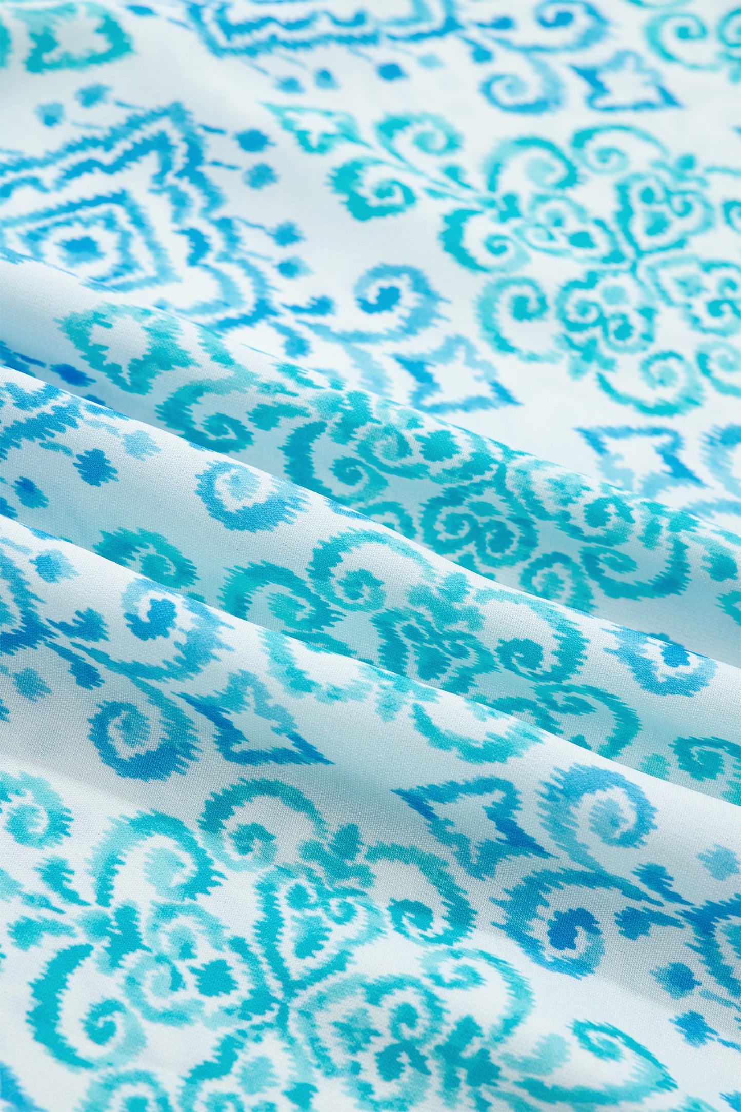 Blue Skies Boho Ruffle Mini Dress