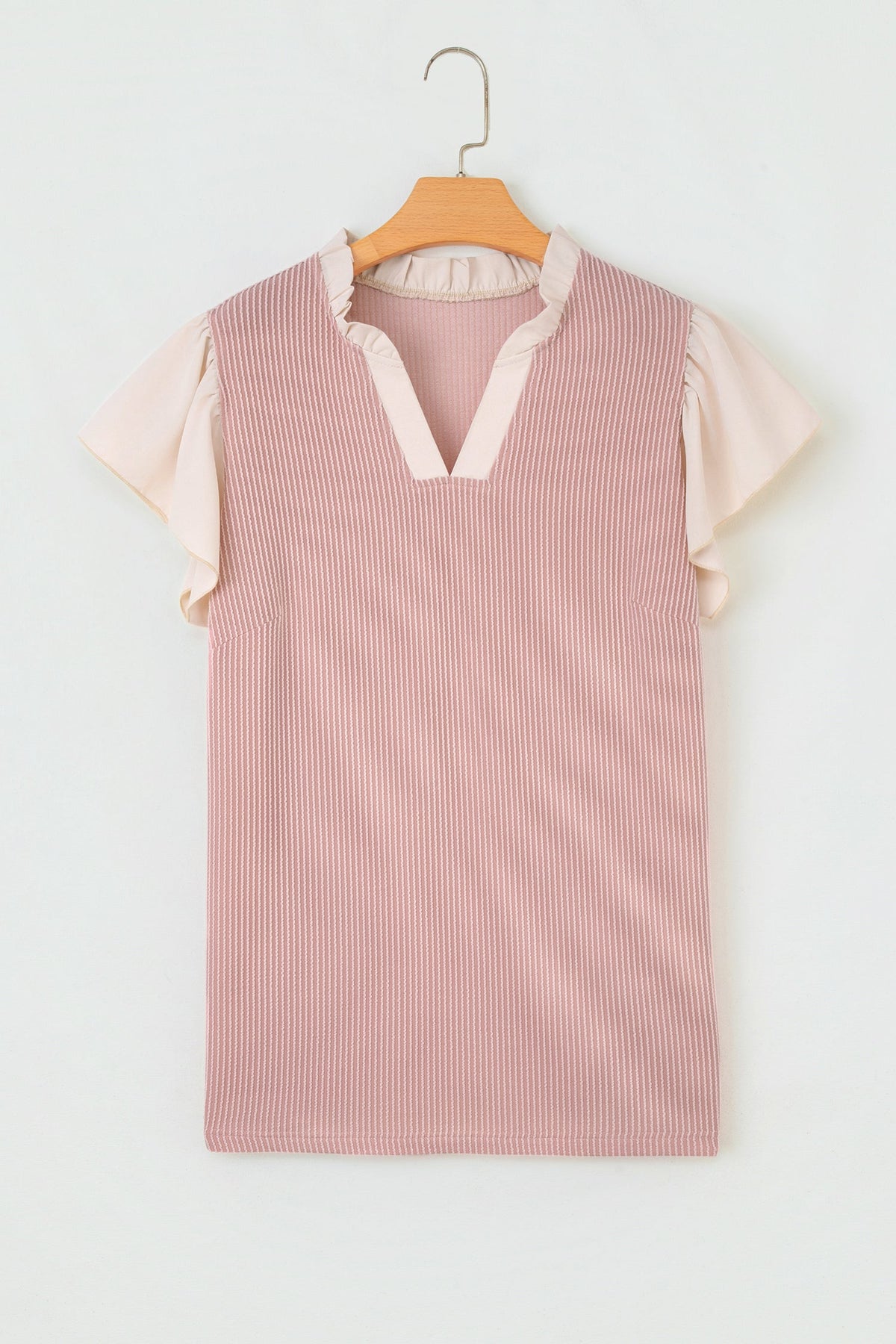 Ranch Day Contrast Ribbed Top
