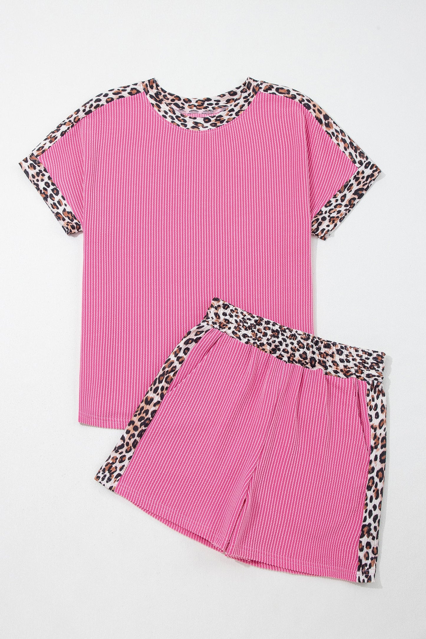 Wild at Heart Ribbed Top & Shorts Set