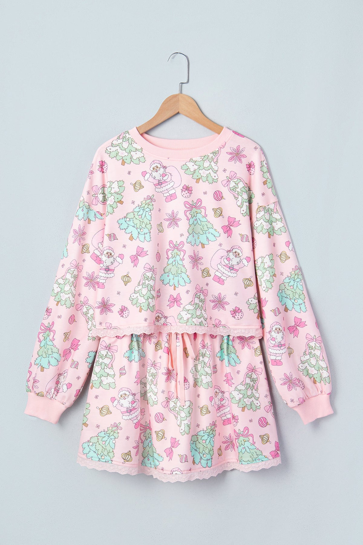 The Pink Christmas Darling Skort Set