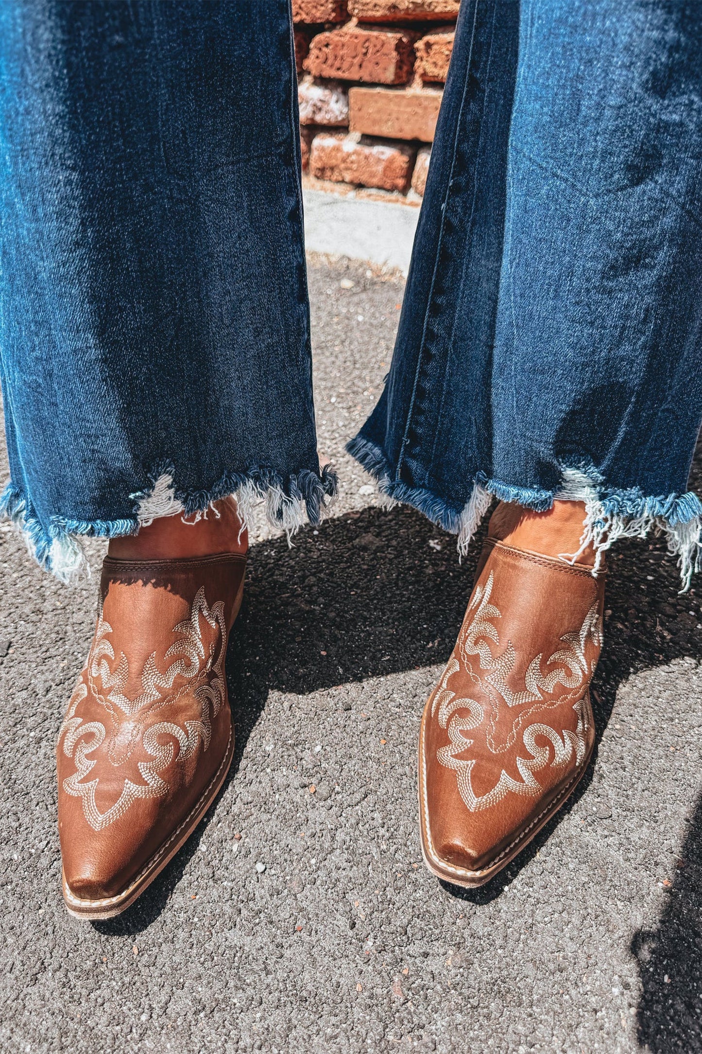 Sundown High Rise Frayed Flare Jeans