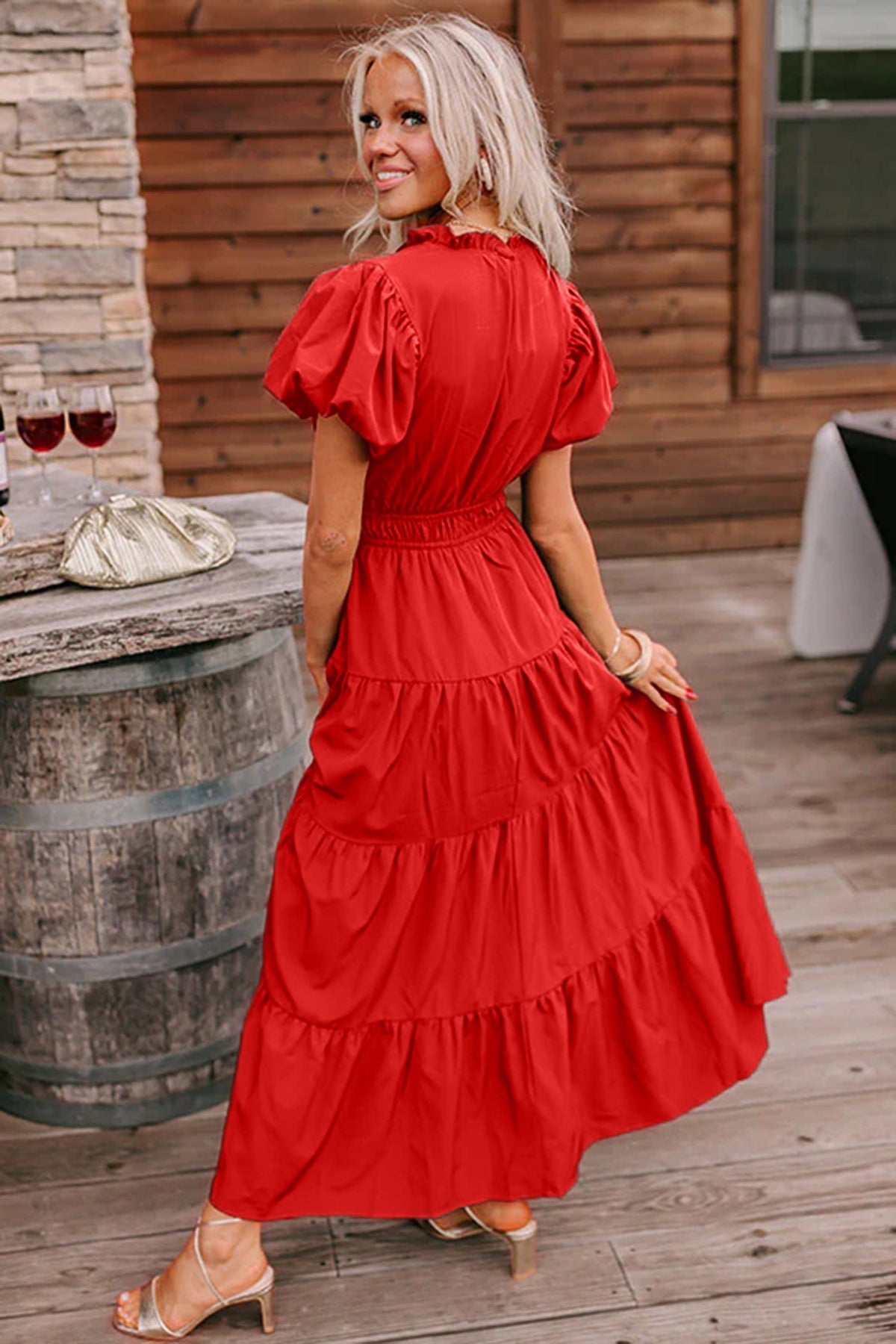 Southern Grace Tiered Maxi Dress
