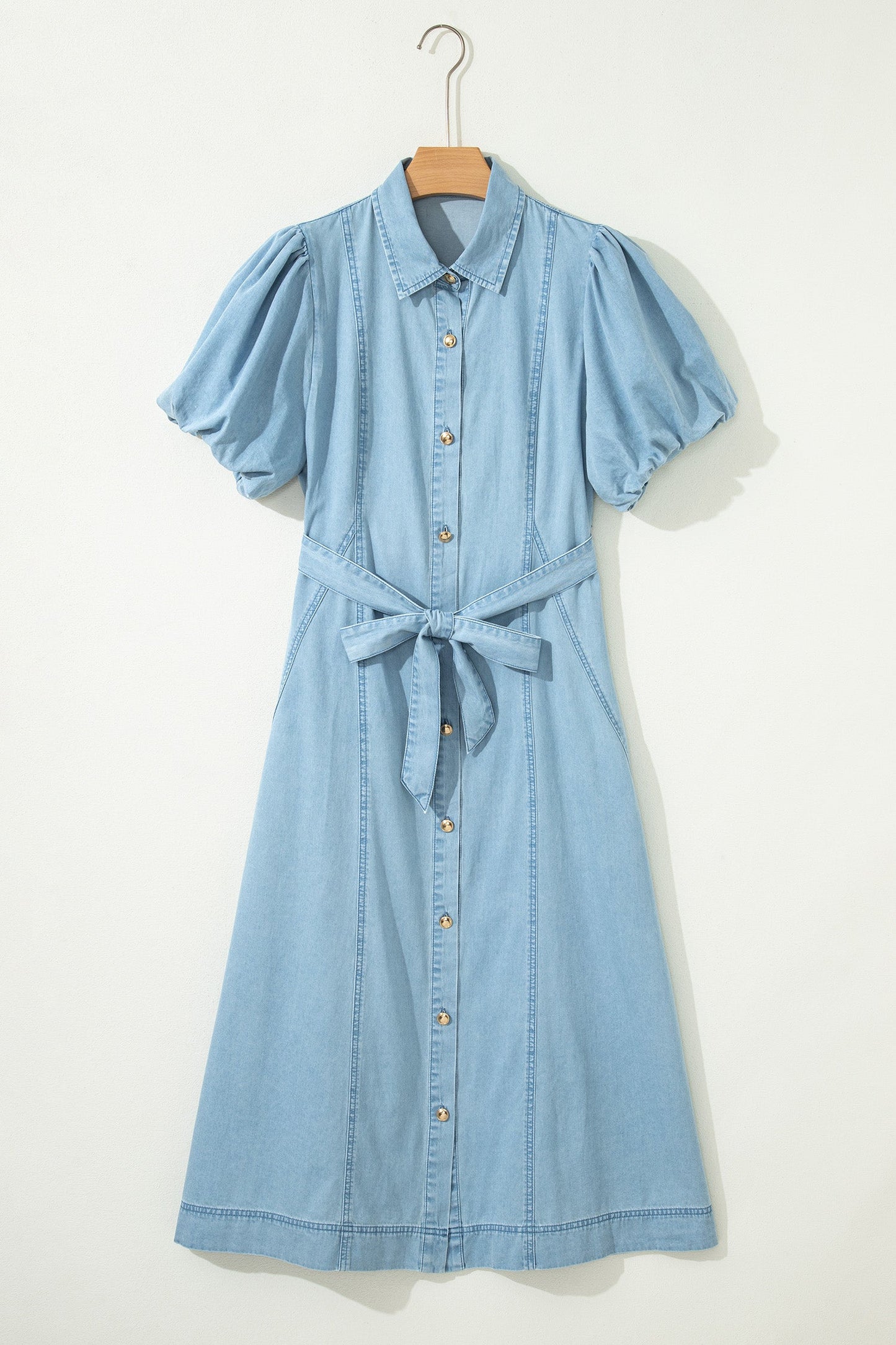 The Stockyards Denim Midi Dress
