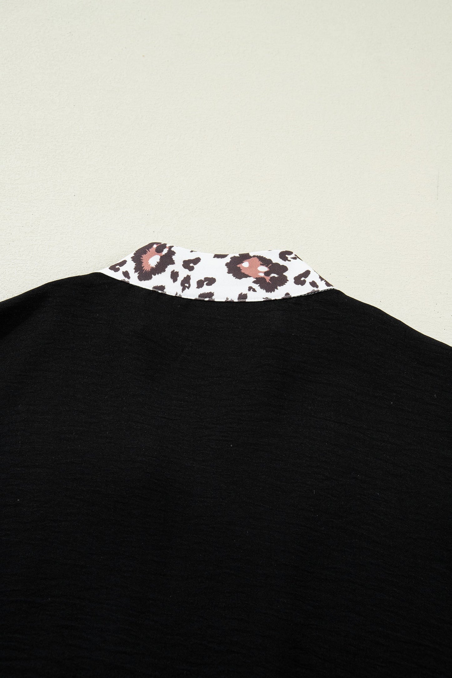 Wild Heart Leopard Trim Blouse