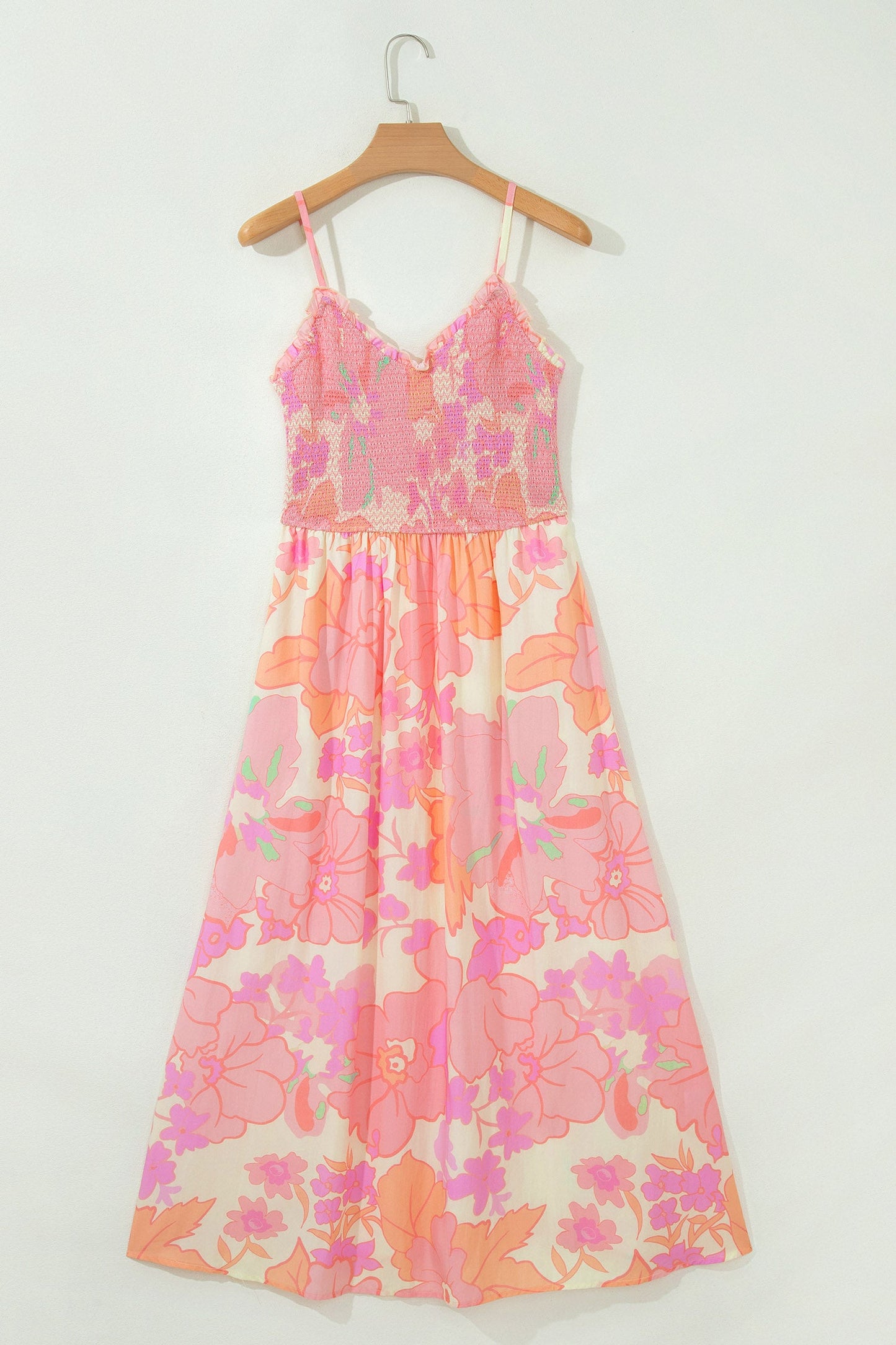 Pink Prairie Bloom Maxi Dress