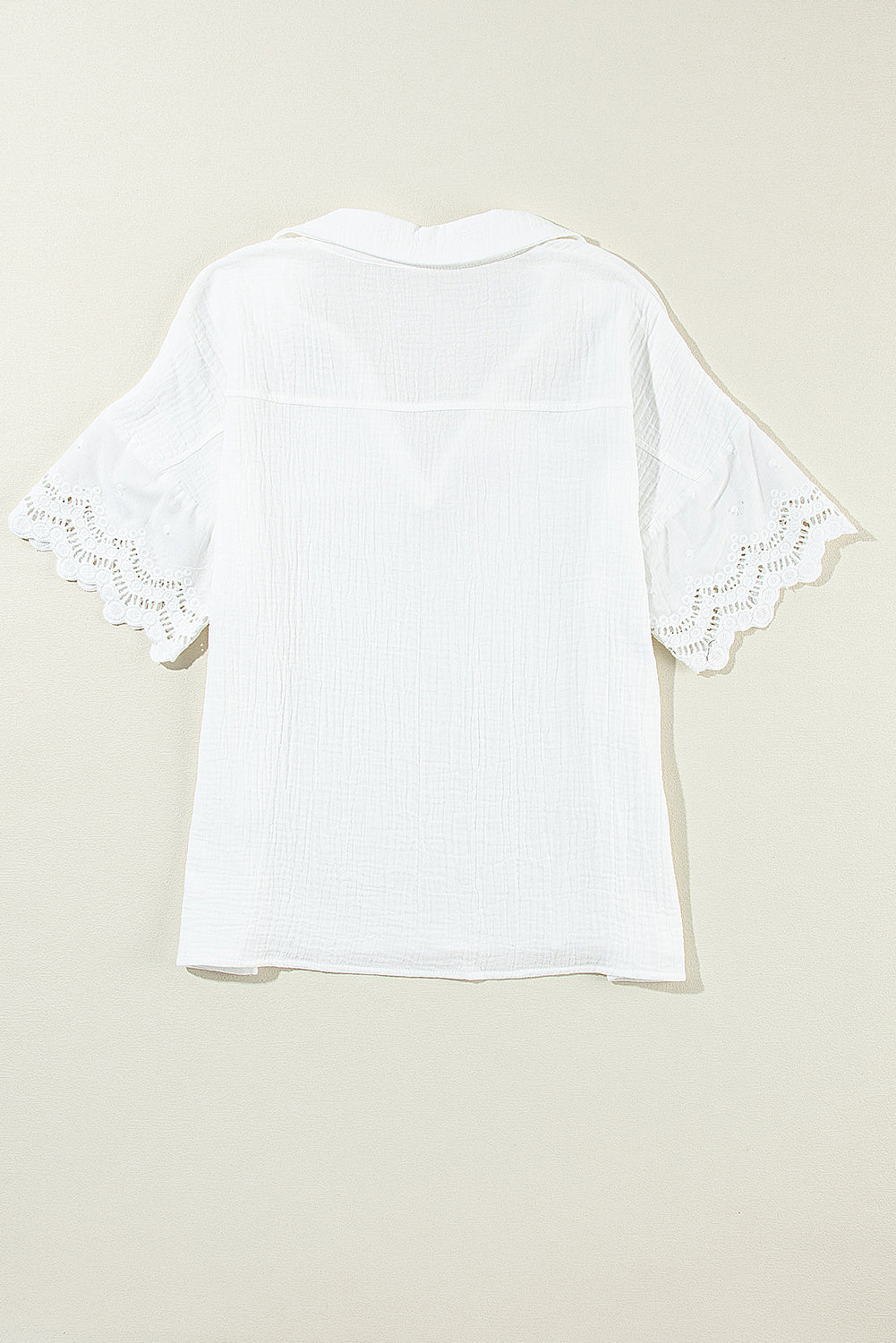 Southern Grace Eyelet Gauze Blouse