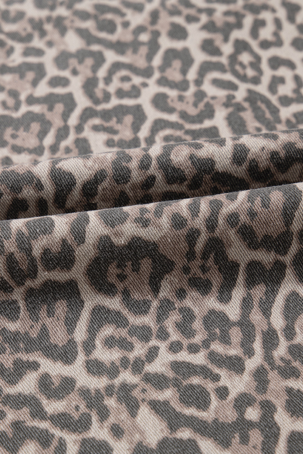Wild Side Leopard Wide Leg Jeans