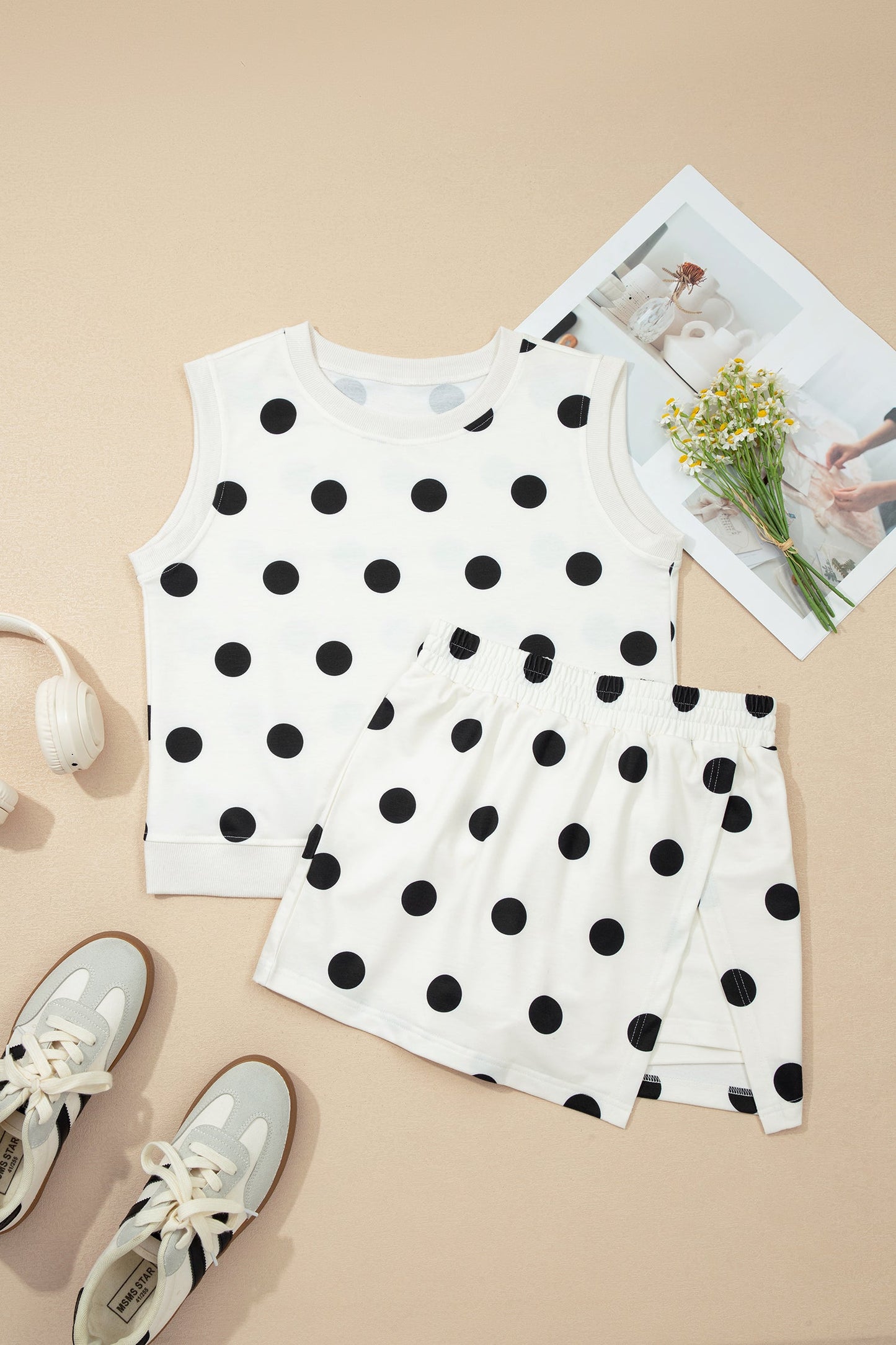 Darlin' Dots Tank & Skort Set