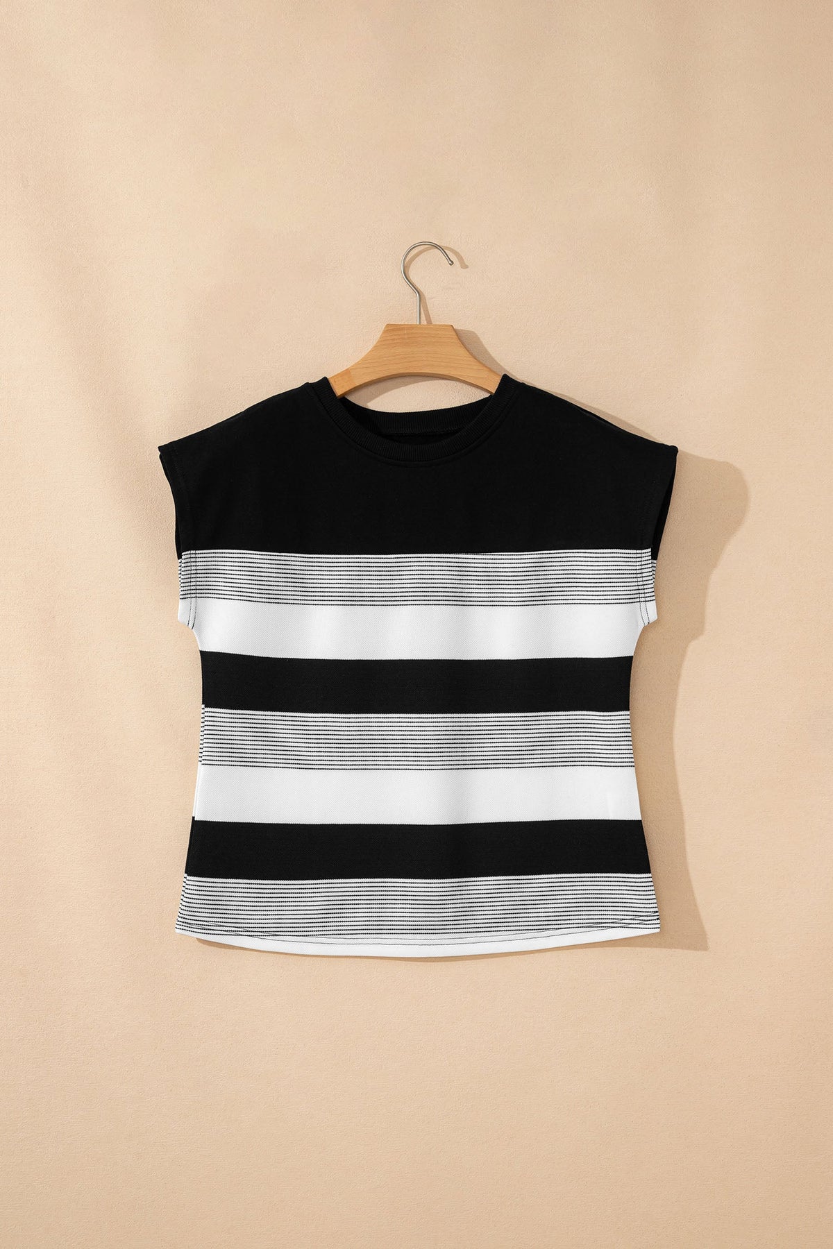 Sagebrush Stripe Cap Sleeve Top