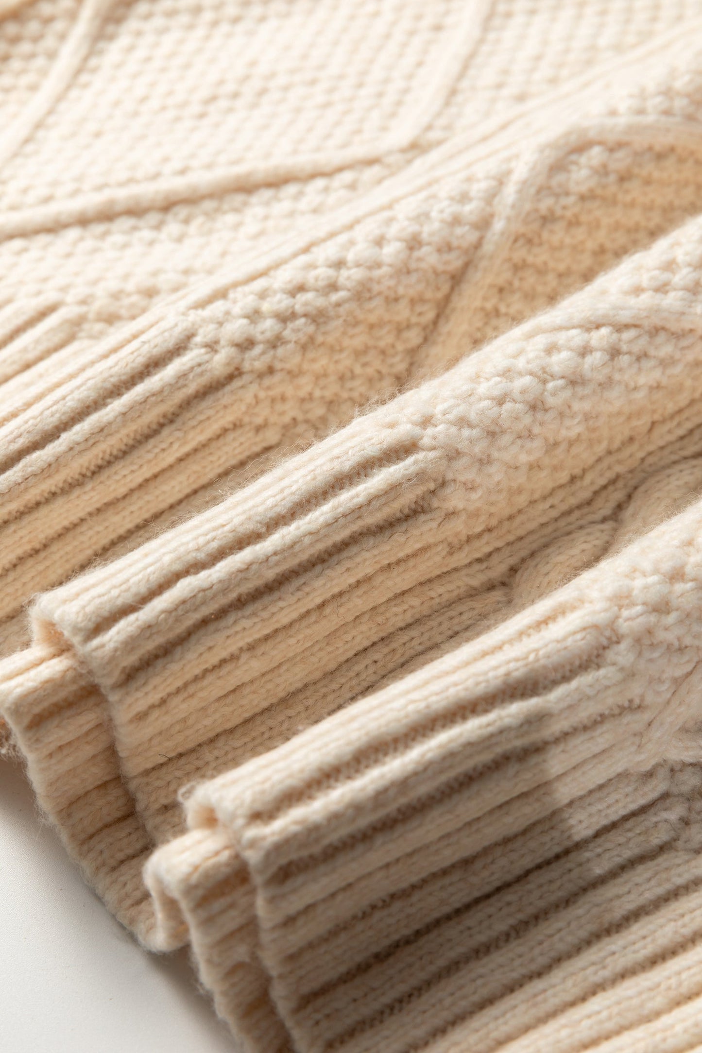 Sagebrush Cable Knit Sweater Dress