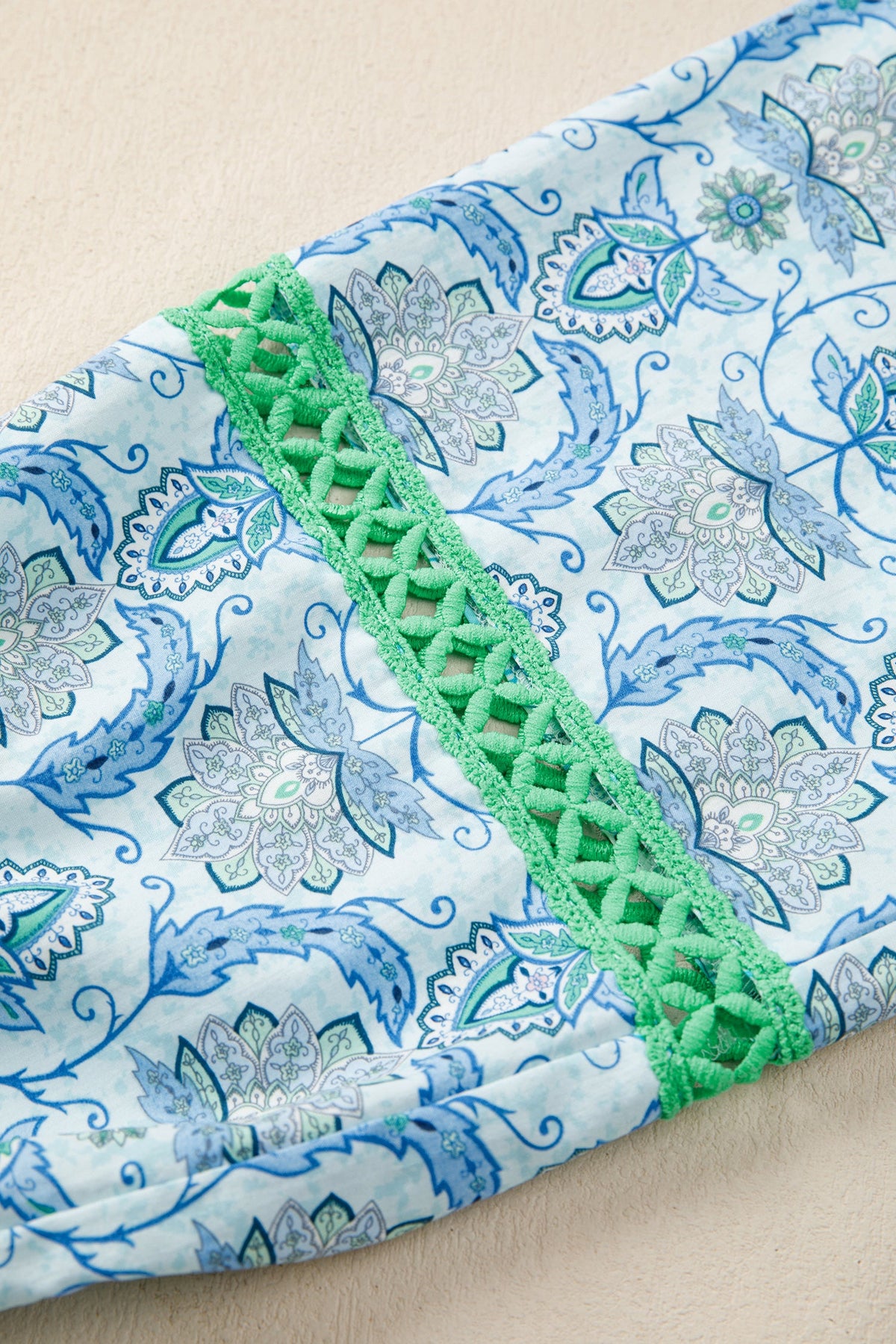Blue Belle Paisley Mini Dress