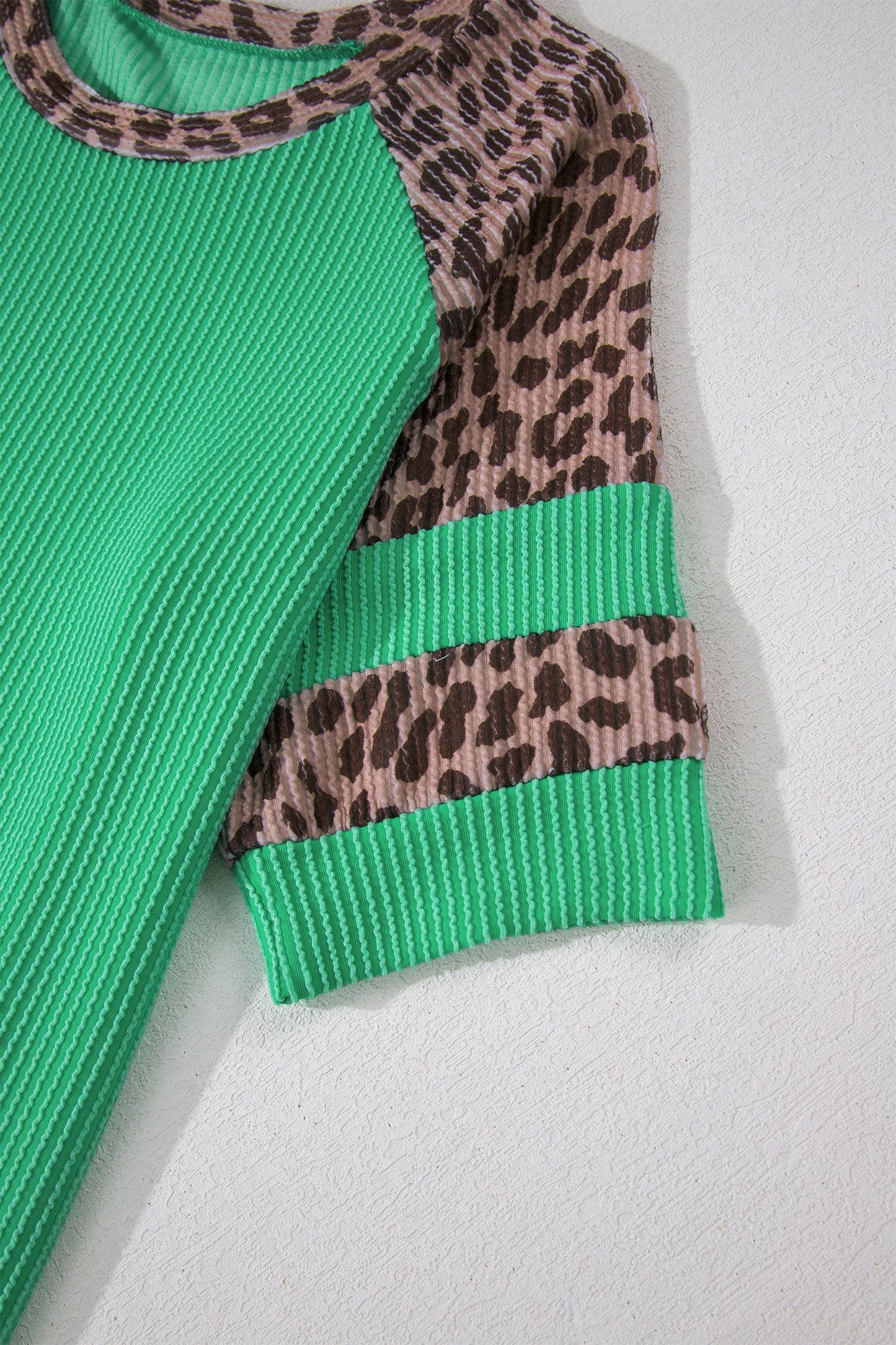 Wild Side Leopard Raglan Tee