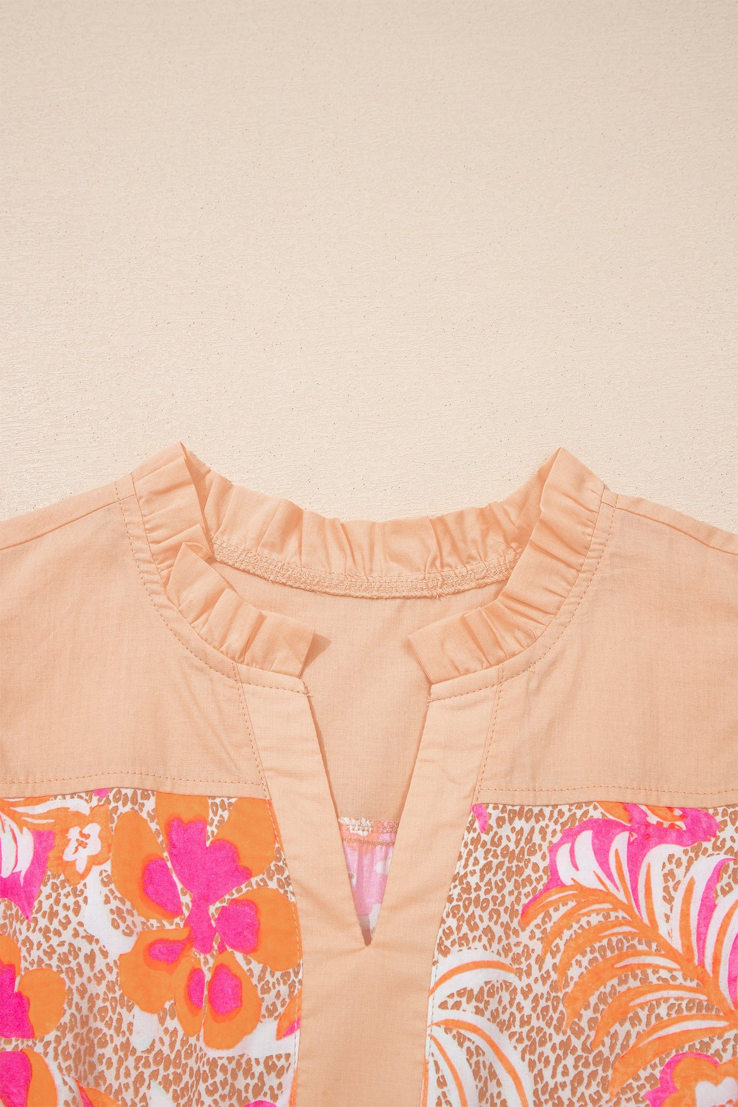 Wildflower Sunset Ruffle Midi Dress