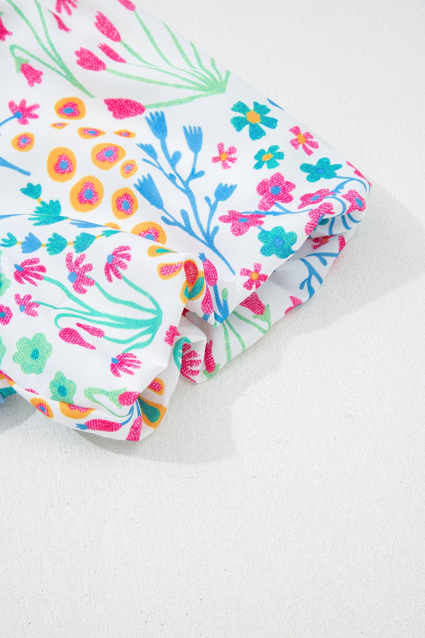 Wildflower Bubble Sleeve Top