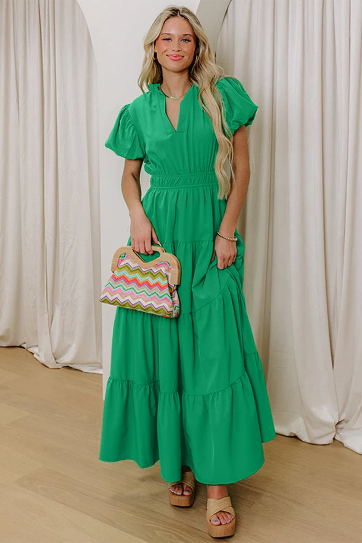 Southern Grace Tiered Maxi Dress